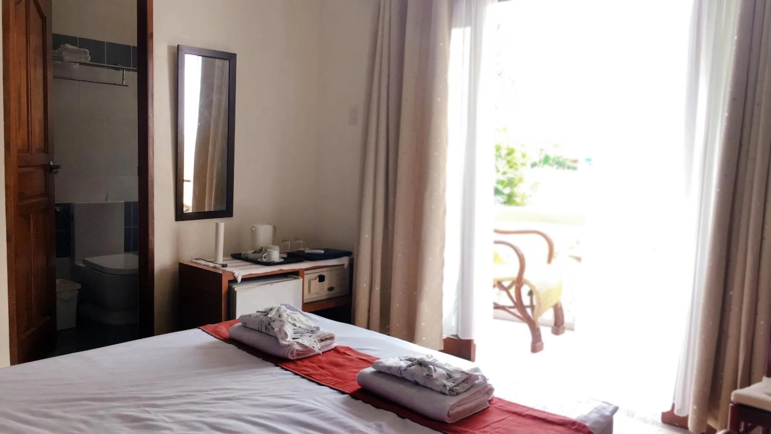 Bed in The Beach House Carabao Island