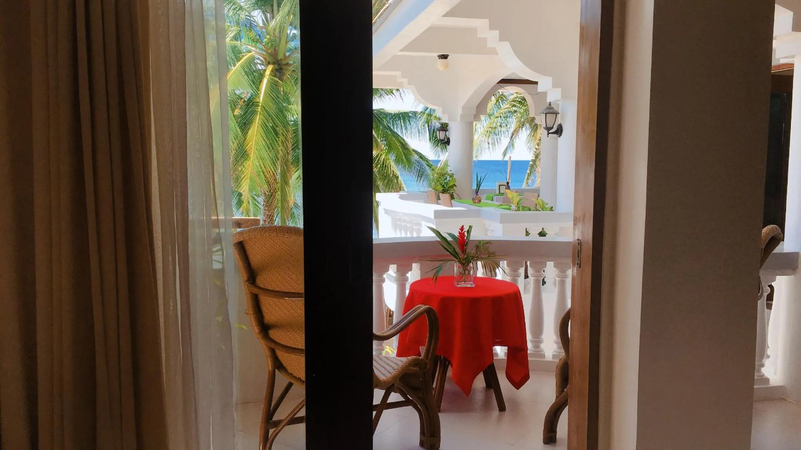 Balcony/Terrace in The Beach House Carabao Island