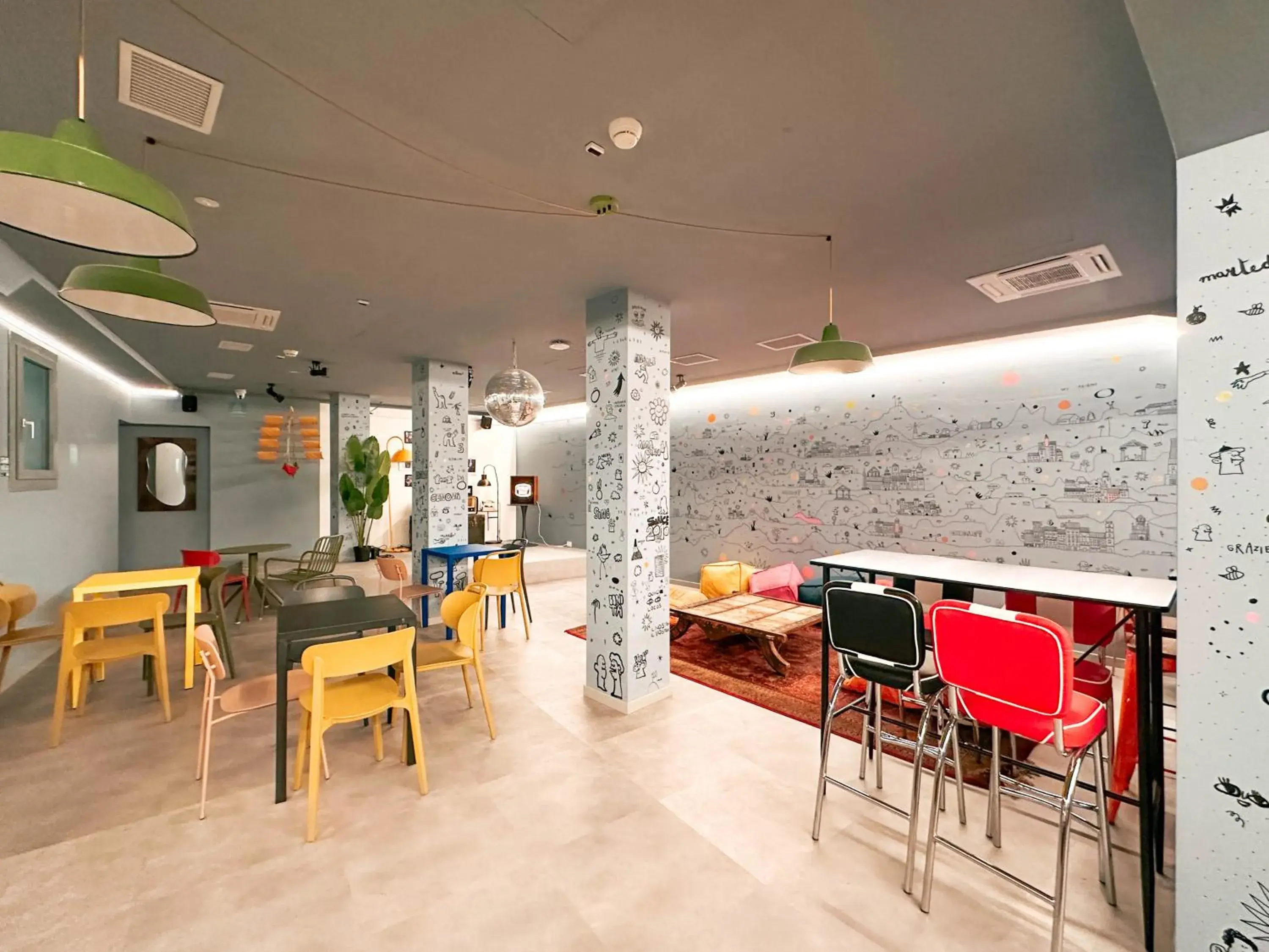 Living room in Ostello Bello Milano Duomo Living room in Ostello Bello Milano Duomo