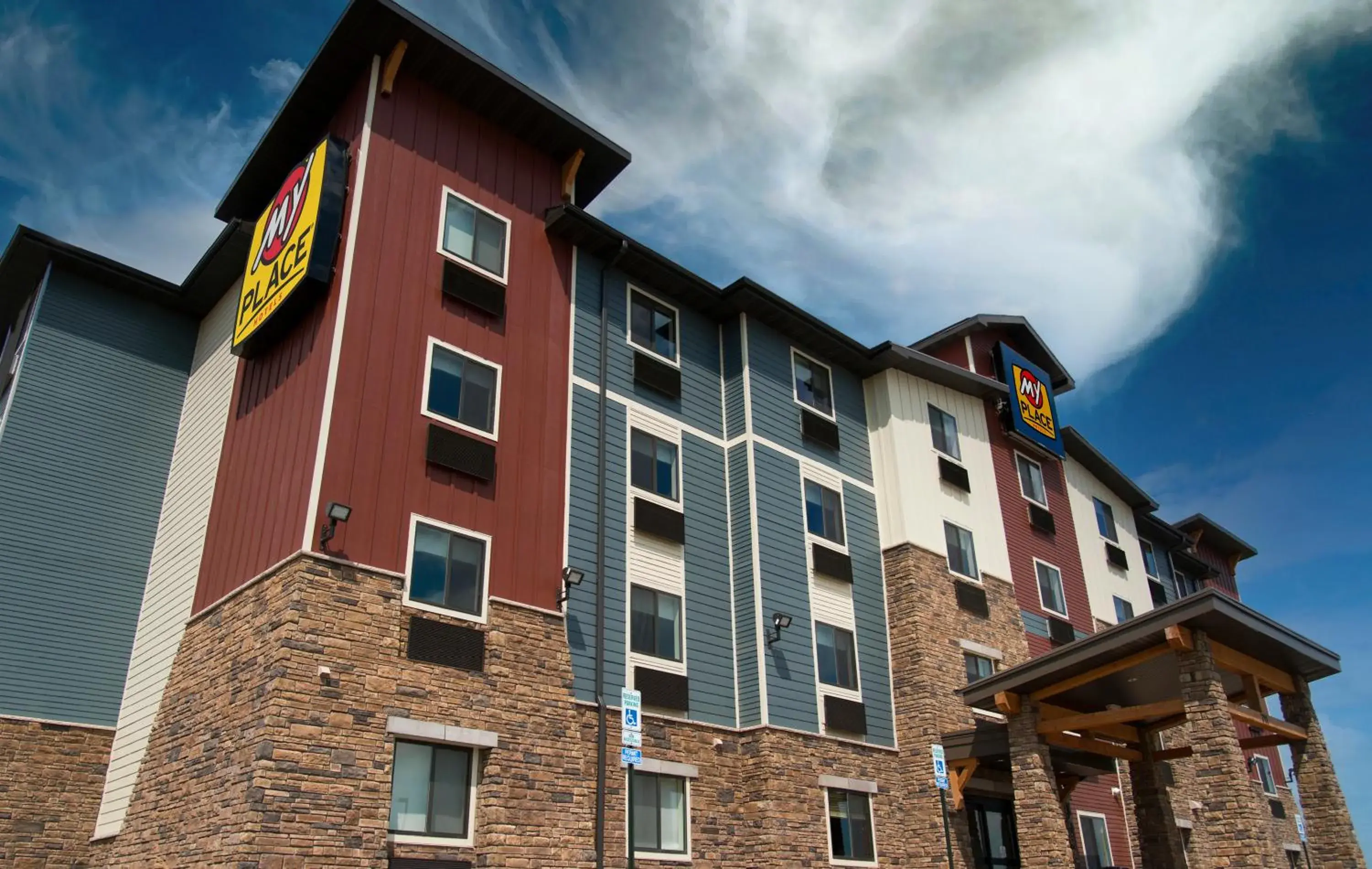 Property building in My Place Hotel-Brookings, SD Property building in My Place Hotel-Brookings, SD