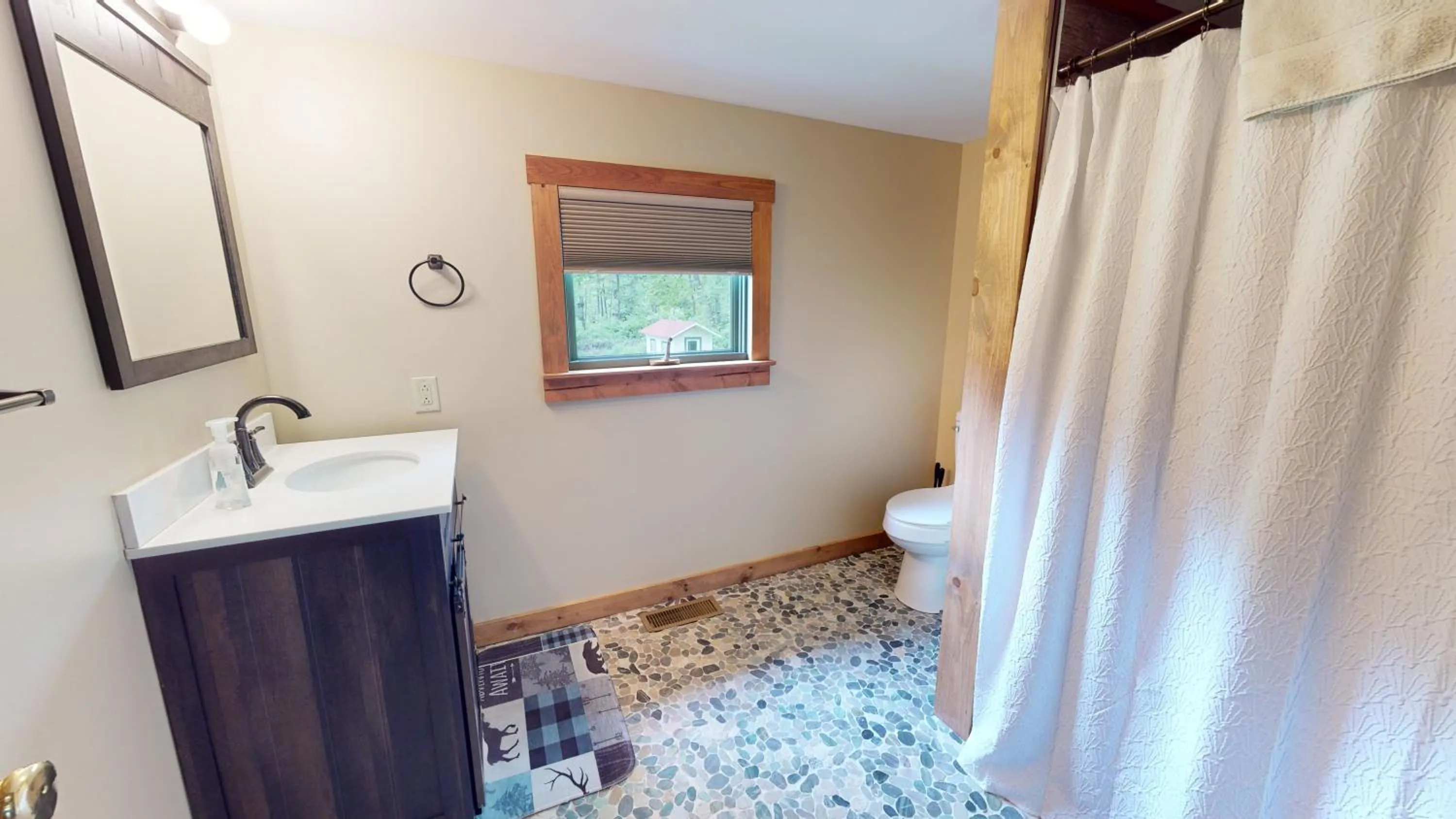 Shower in Rough Cut Lodge