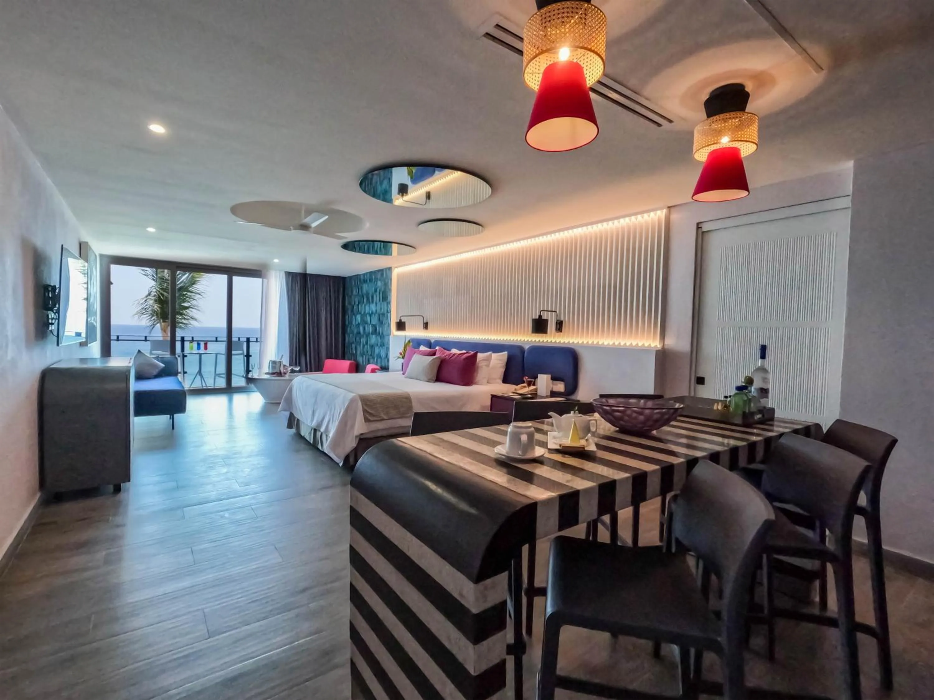 Living room, Bed in Almar Resort Luxury LGBT Experience by Mantamar Beach Club