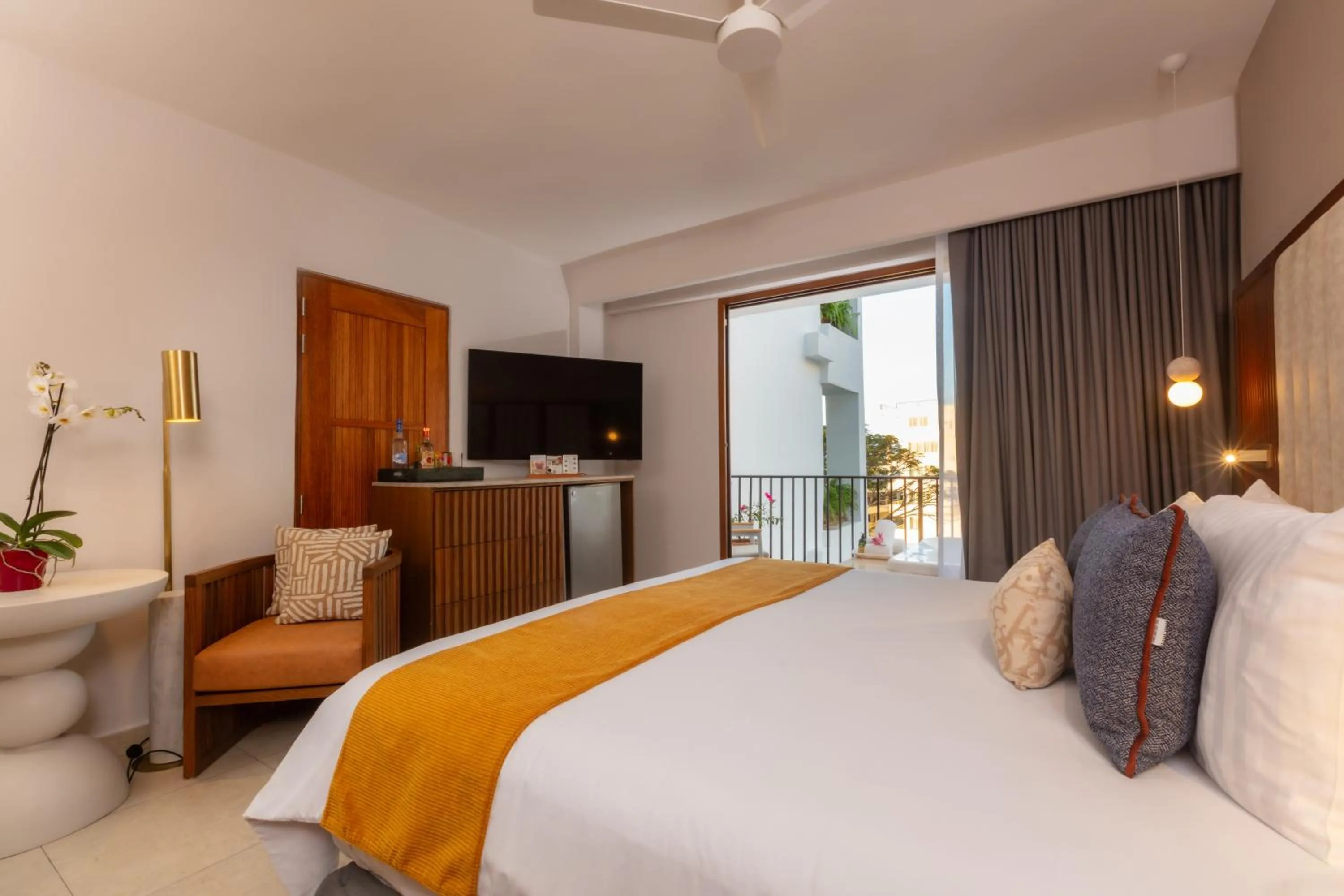 Bed in Almar Resort Luxury LGBT Experience by Mantamar Beach Club