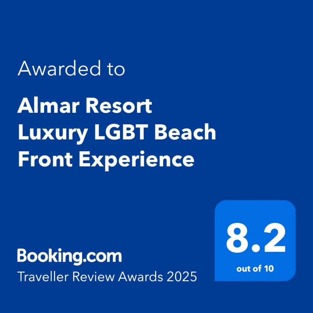 Logo/Certificate/Sign in Almar Resort Luxury LGBT Experience by Mantamar Beach Club