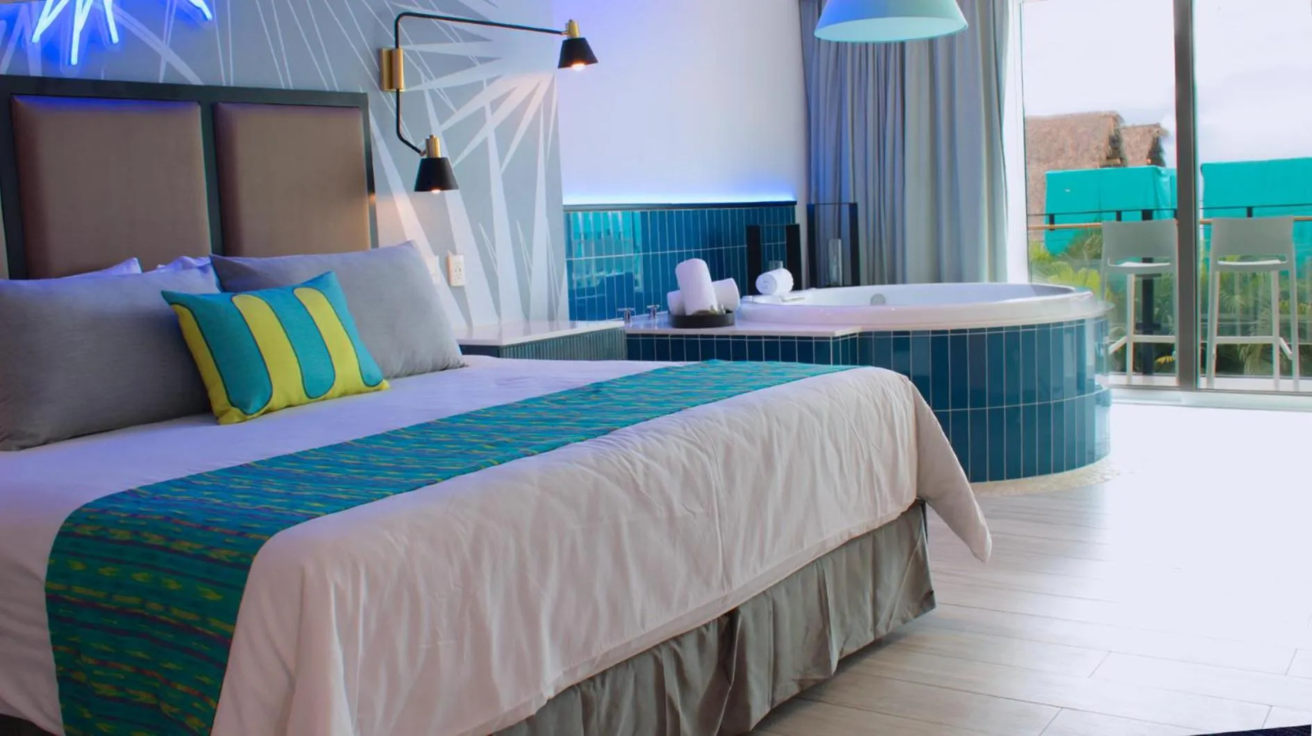 Bed in Almar Resort Luxury LGBT Experience by Mantamar Beach Club