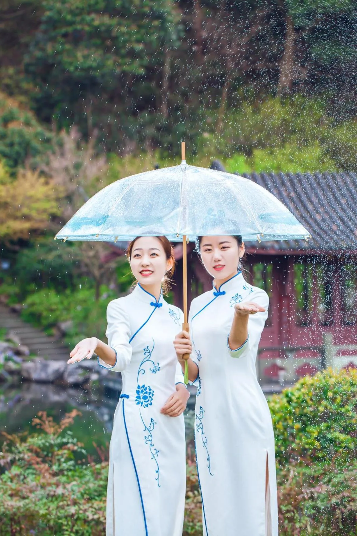 Landmark view in West Lake State Guest House