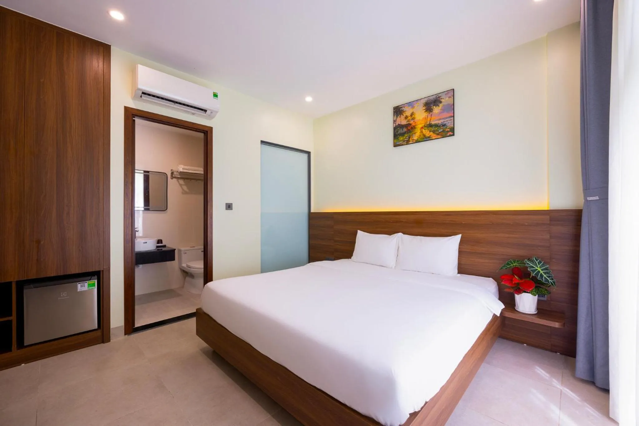 Bed in Hồng Chúc Hotel
