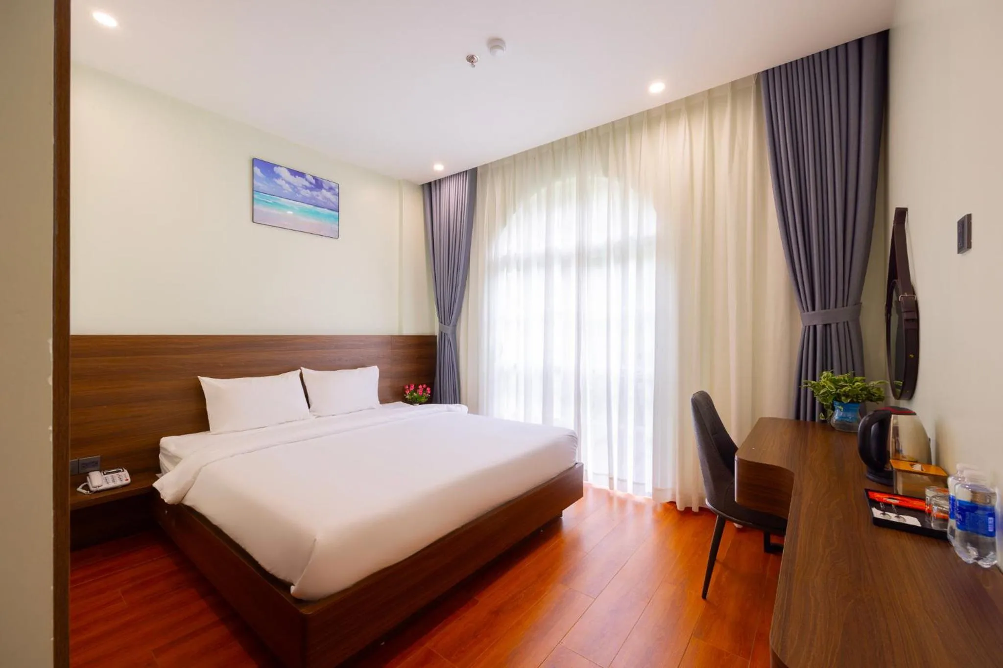 Bed in Hồng Chúc Hotel