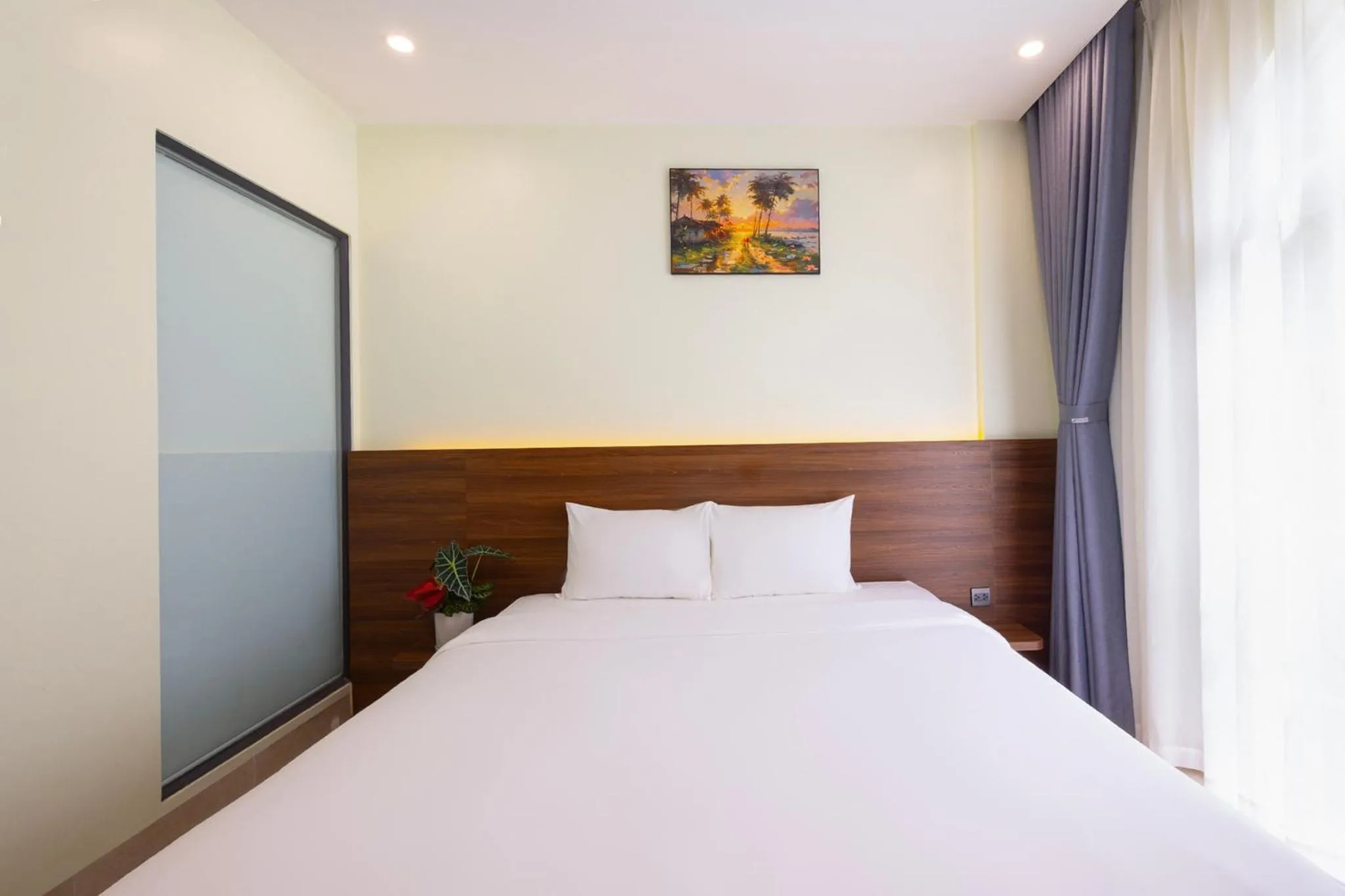 Bed in Hồng Chúc Hotel