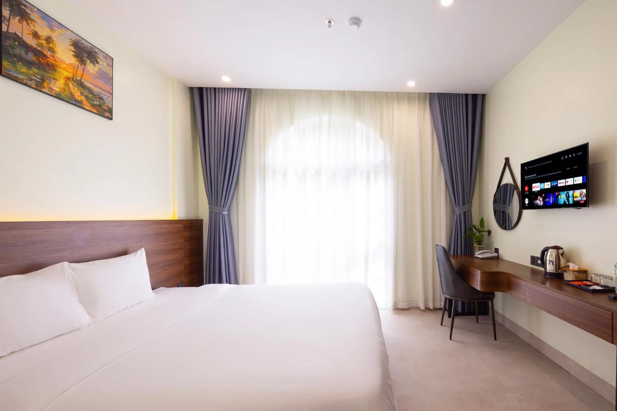 Bed in Hồng Chúc Hotel