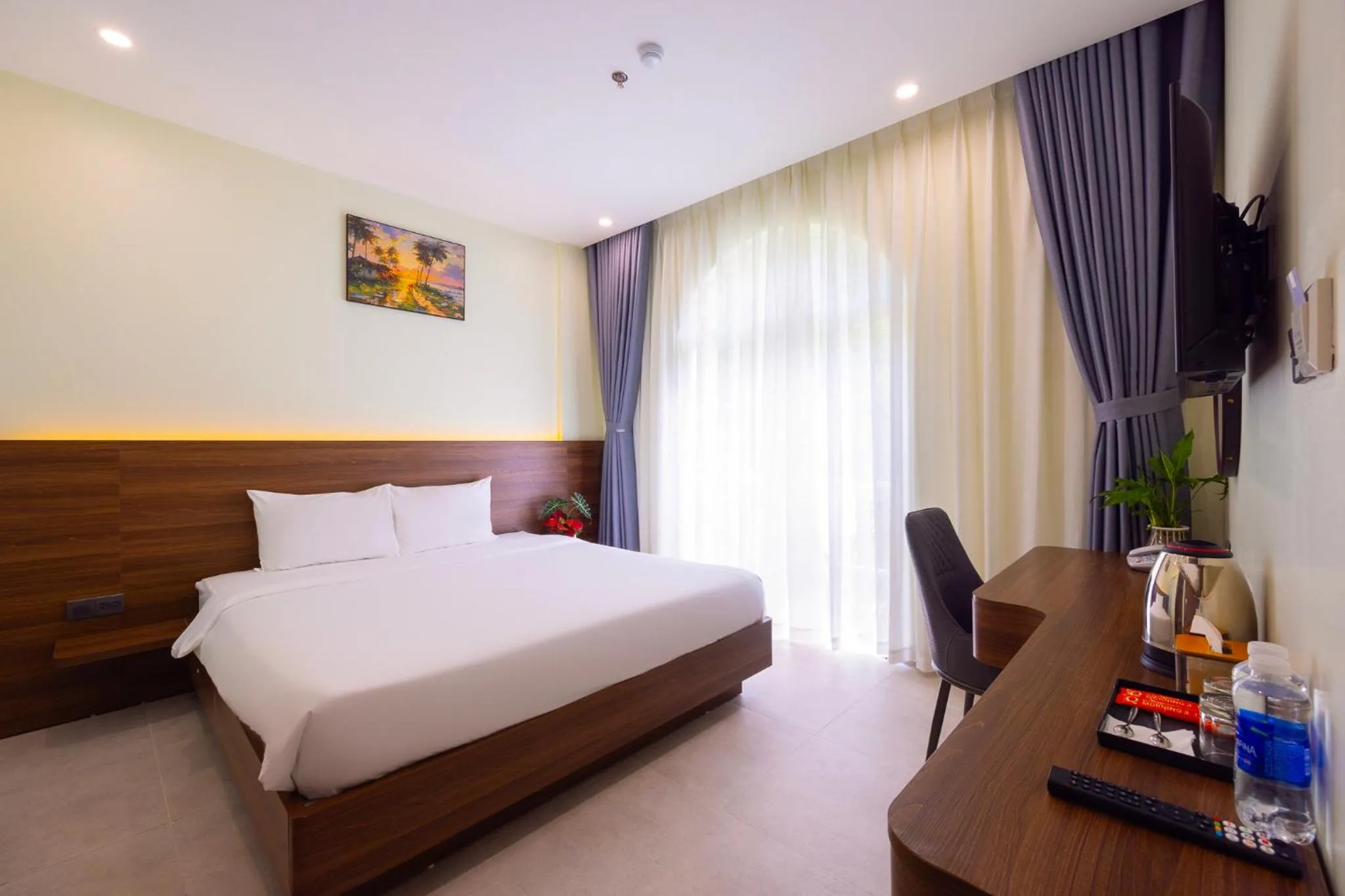 Bed in Hồng Chúc Hotel