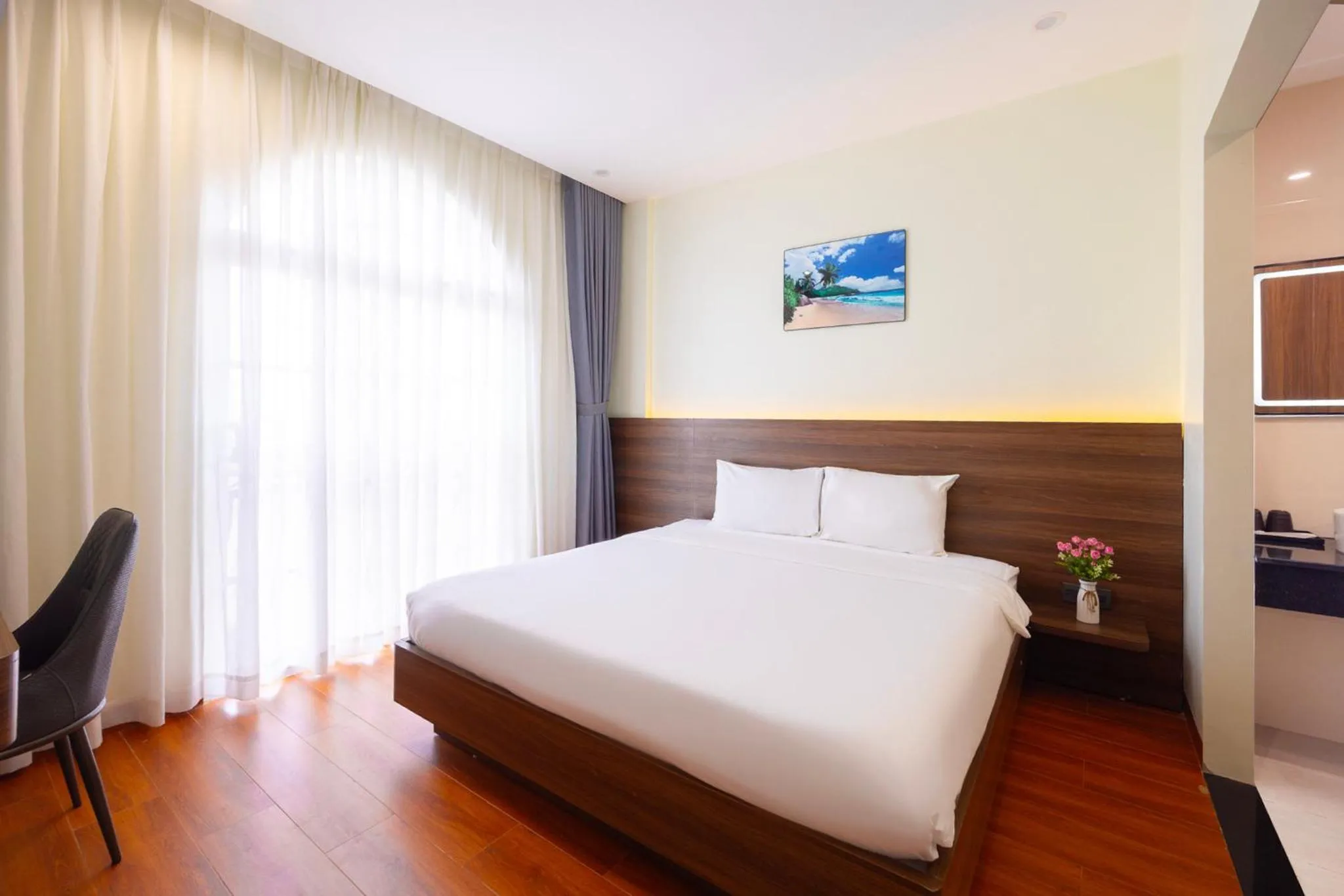 Bed in Hồng Chúc Hotel