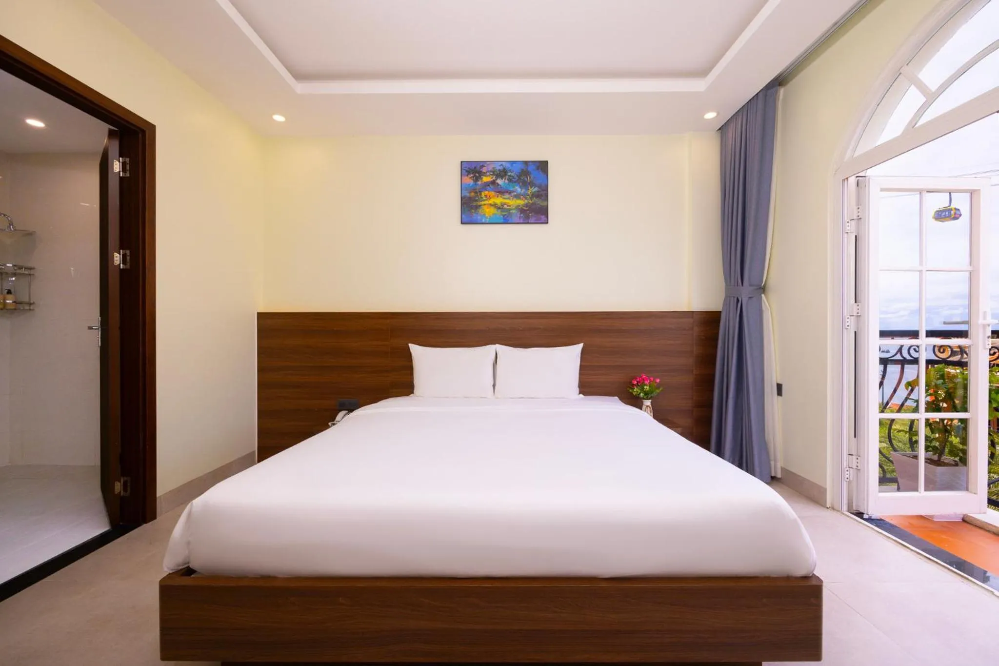 Bed in Hồng Chúc Hotel