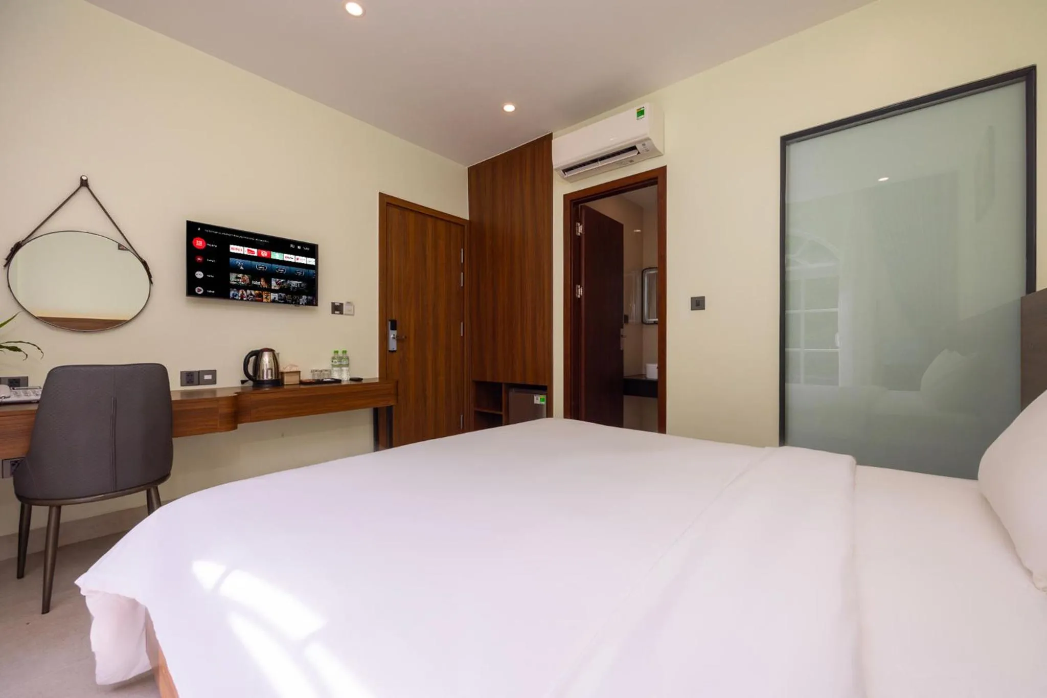 Bed in Hồng Chúc Hotel
