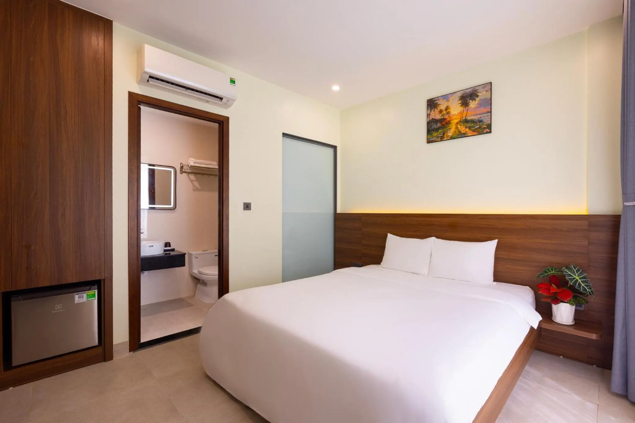Bed in Hồng Chúc Hotel