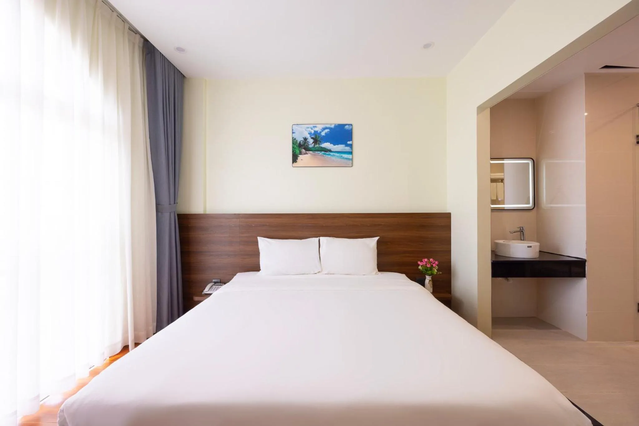 Bed in Hồng Chúc Hotel