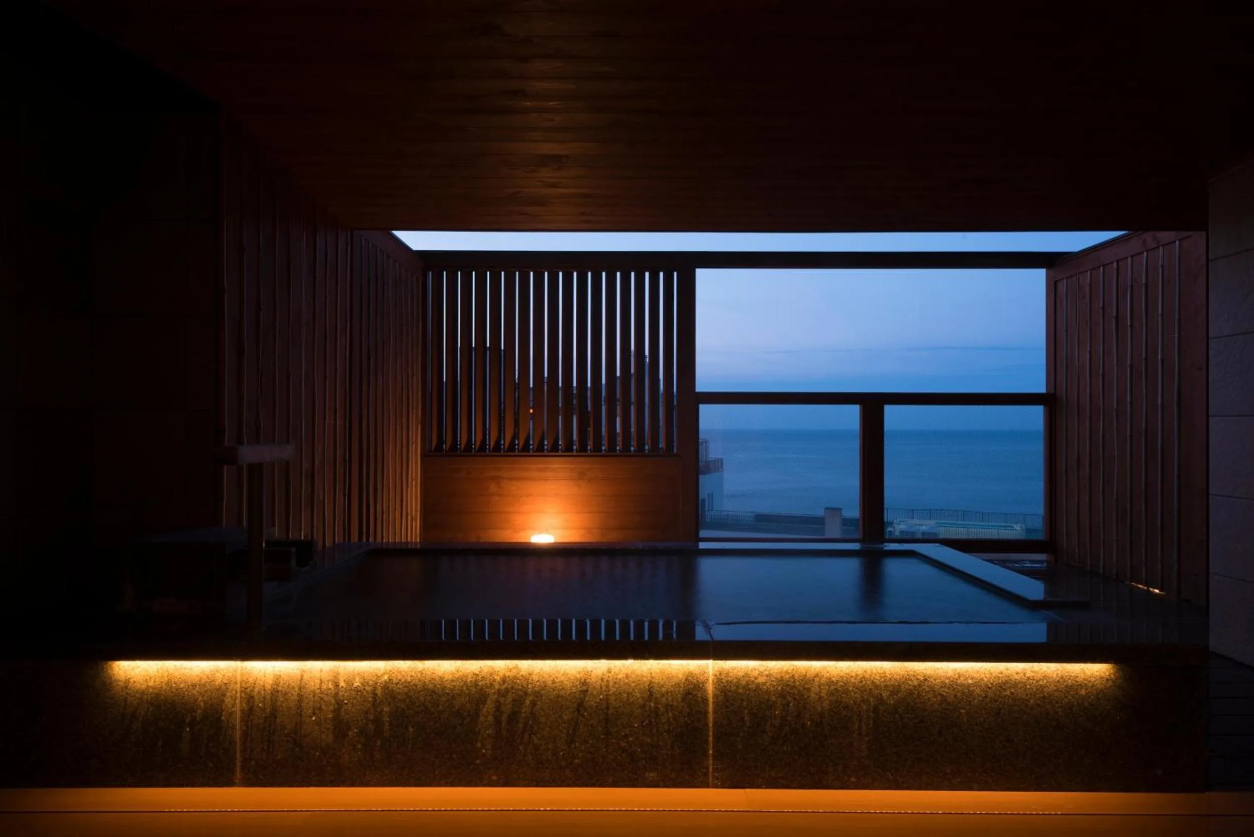 Hot Spring Bath in Umiusagi