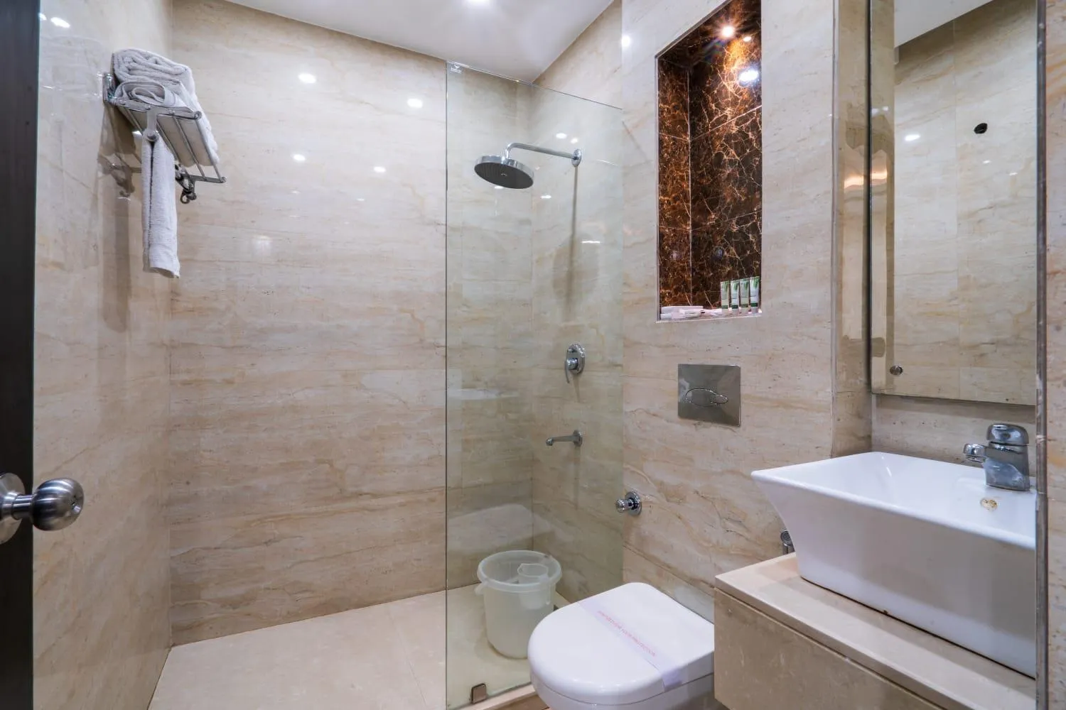 Shower in Grand FFOUR near Nehru Place, Delhi