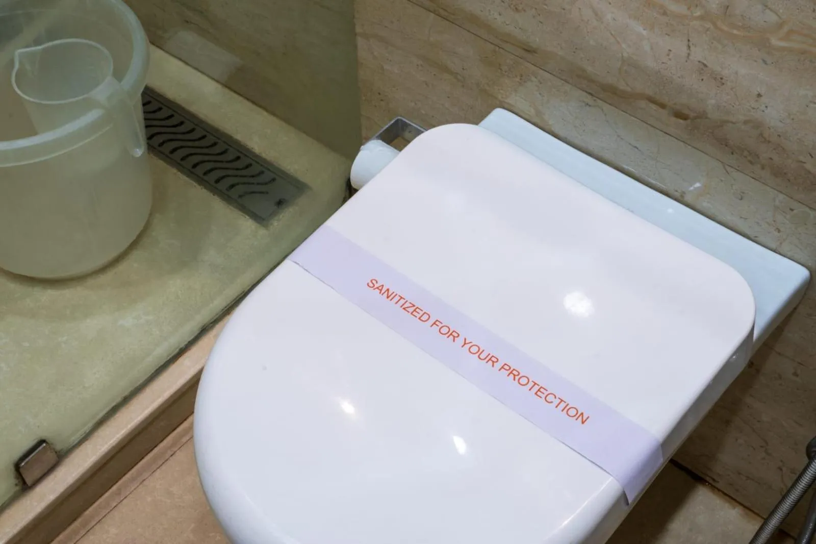 Bathroom in Grand FFOUR near Nehru Place, Delhi