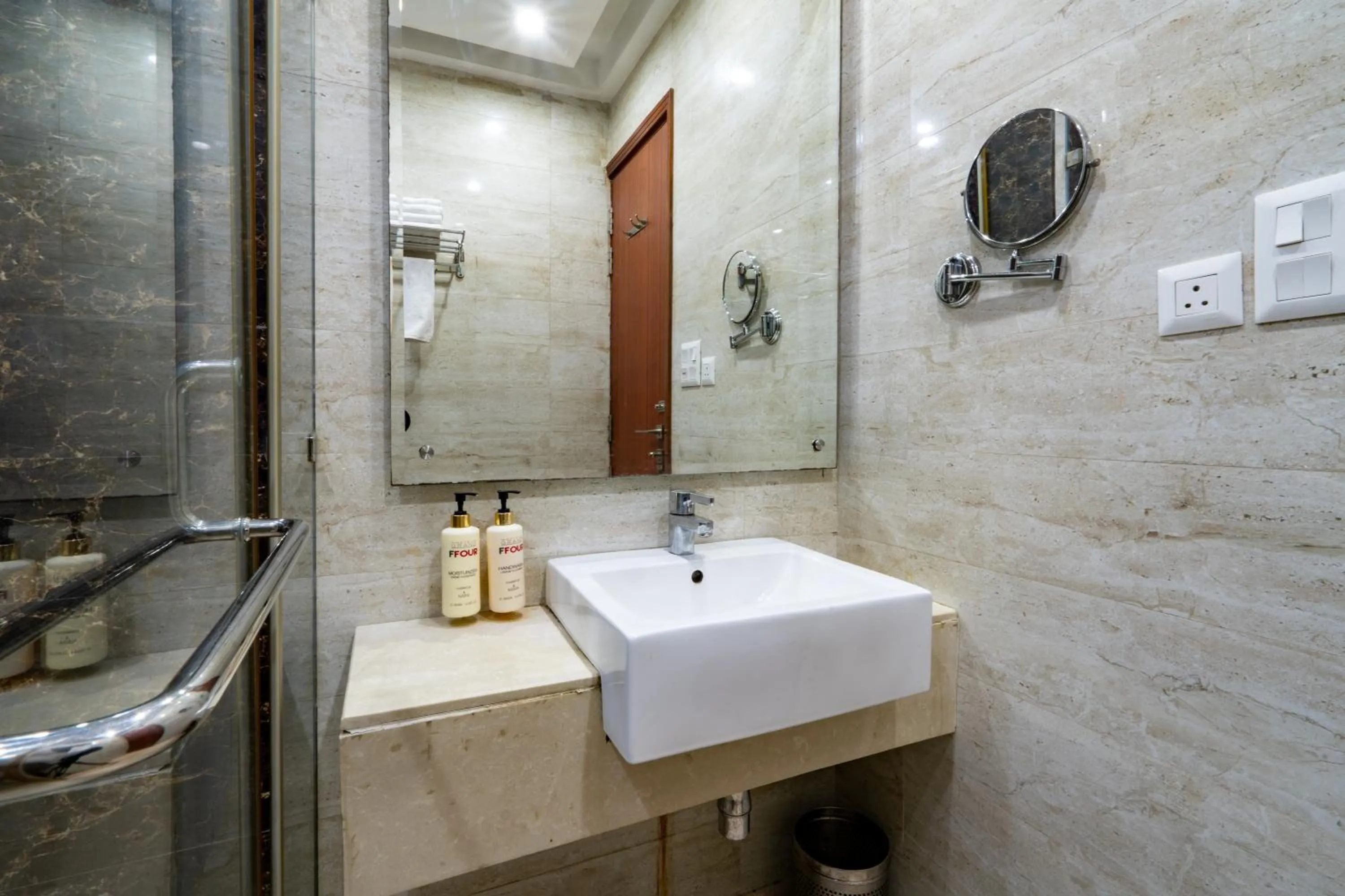 Bathroom in Grand FFOUR near Nehru Place, Delhi