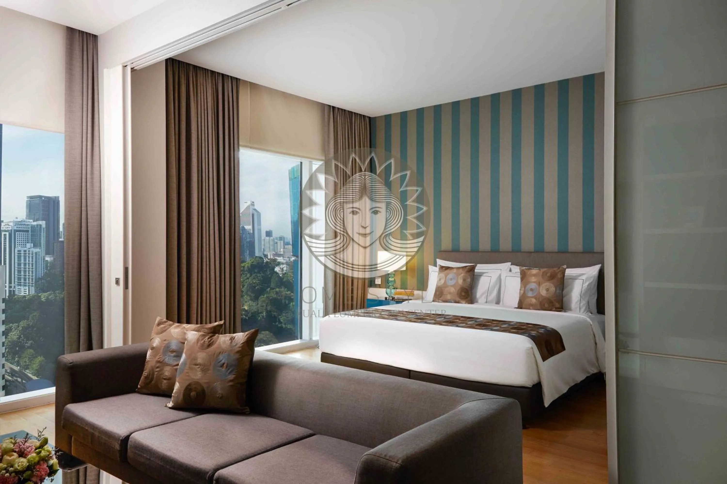 Two-Bedroom Deluxe Apartment in HOME STYLE at Platinum Suites 1 KLCC Twin Towers