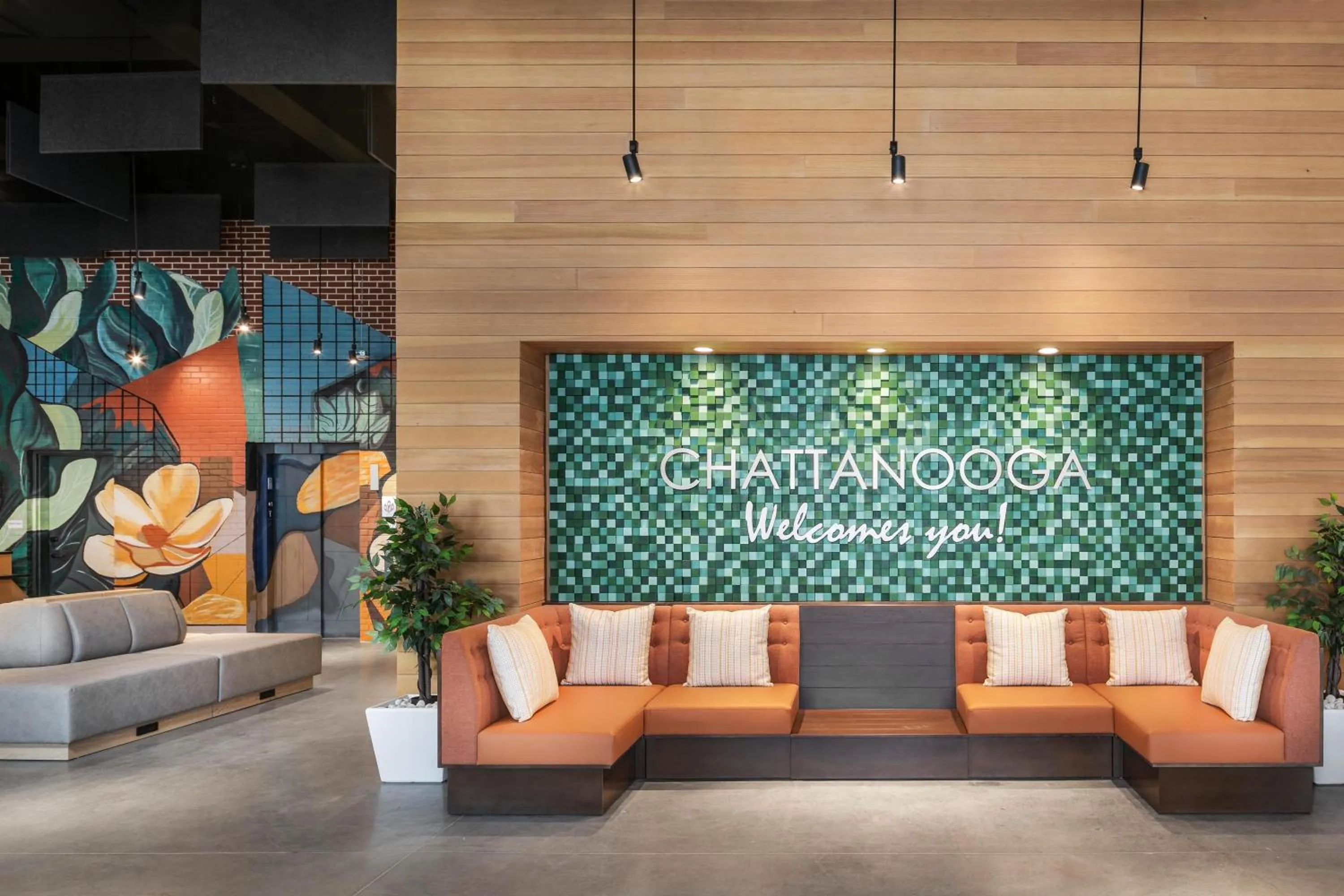 Lobby or reception in Caption By Hyatt Chattanooga Downtown