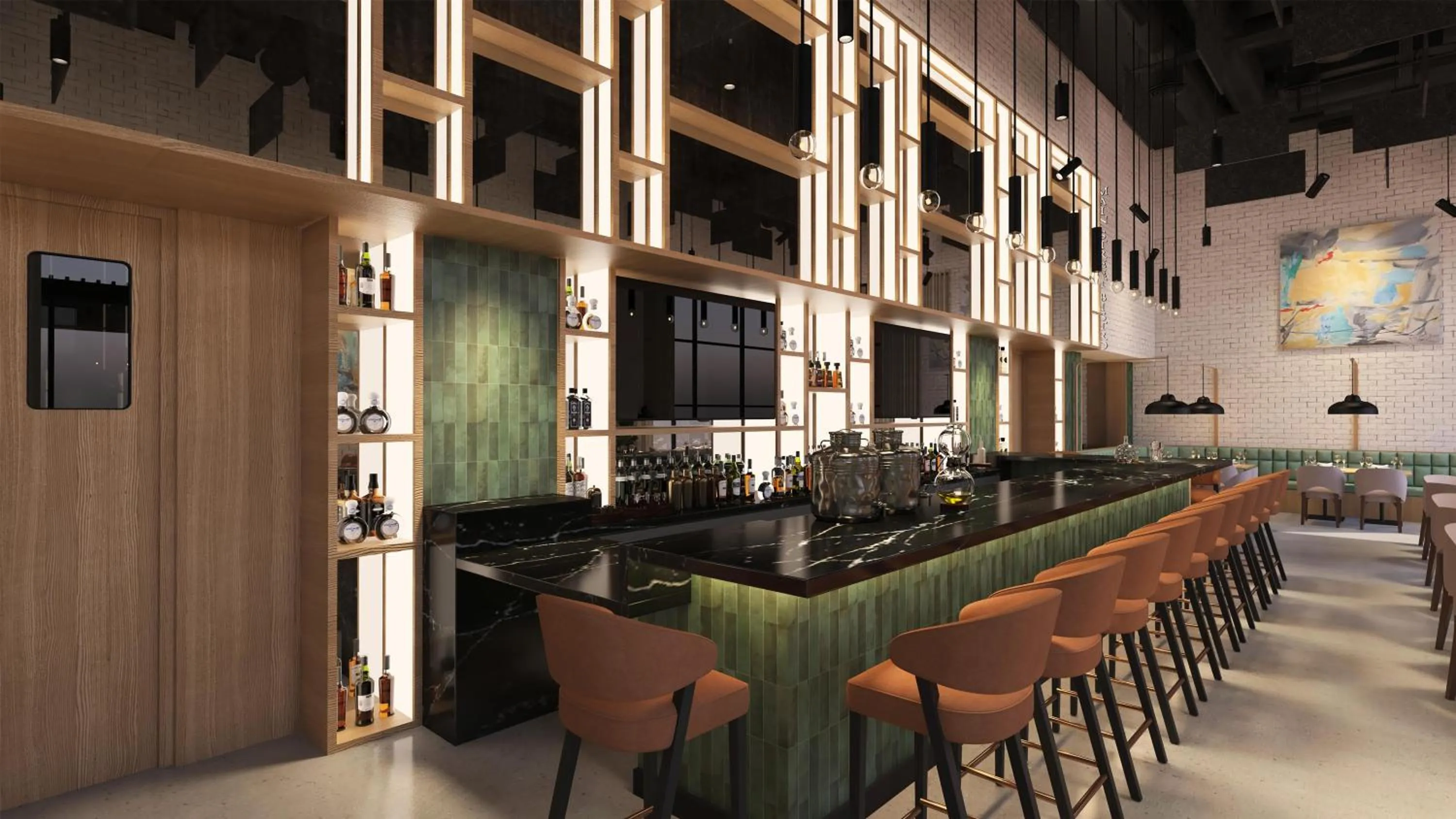 Lounge or bar in Caption By Hyatt Chattanooga Downtown
