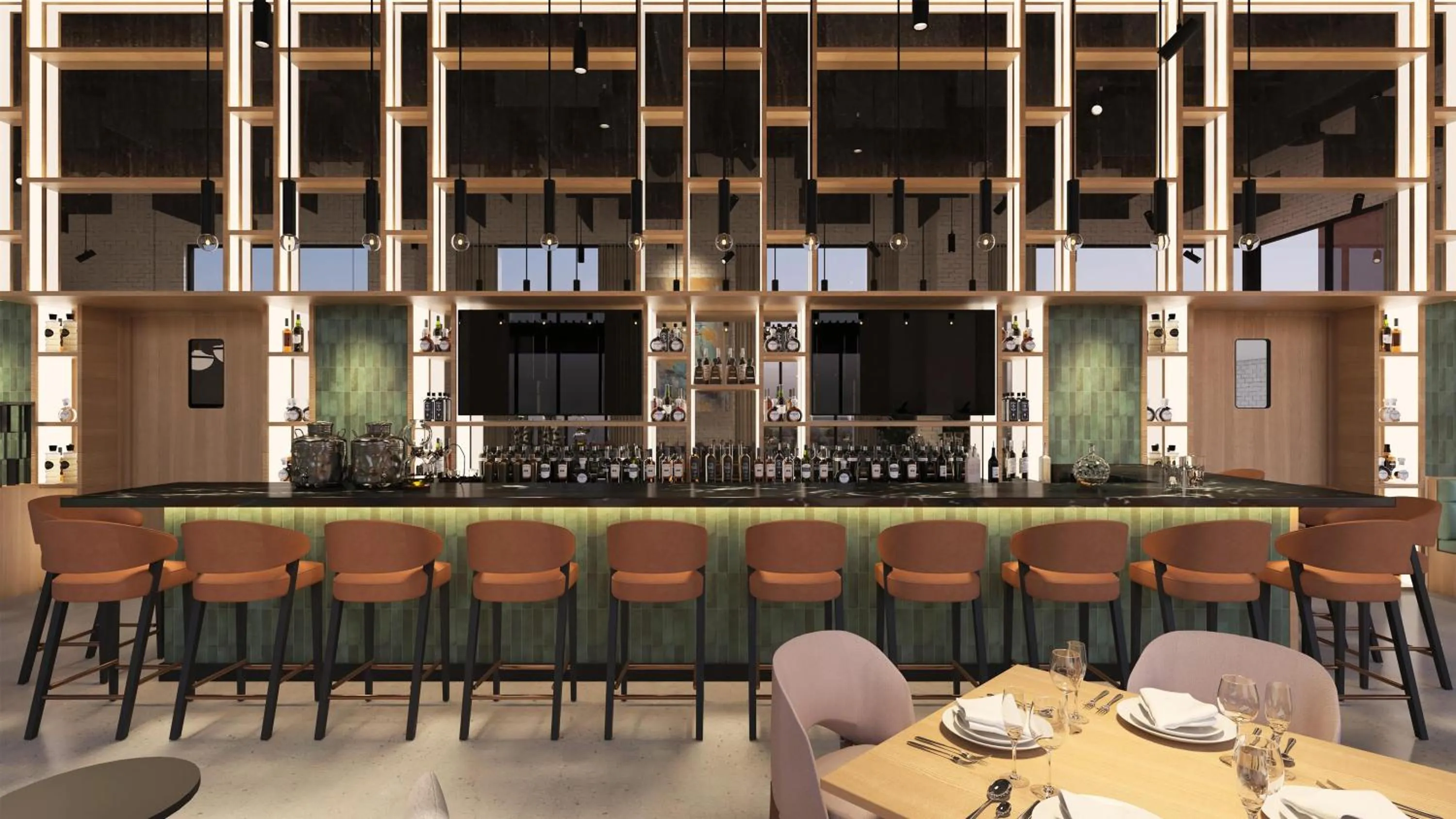 Lounge or bar in Caption By Hyatt Chattanooga Downtown