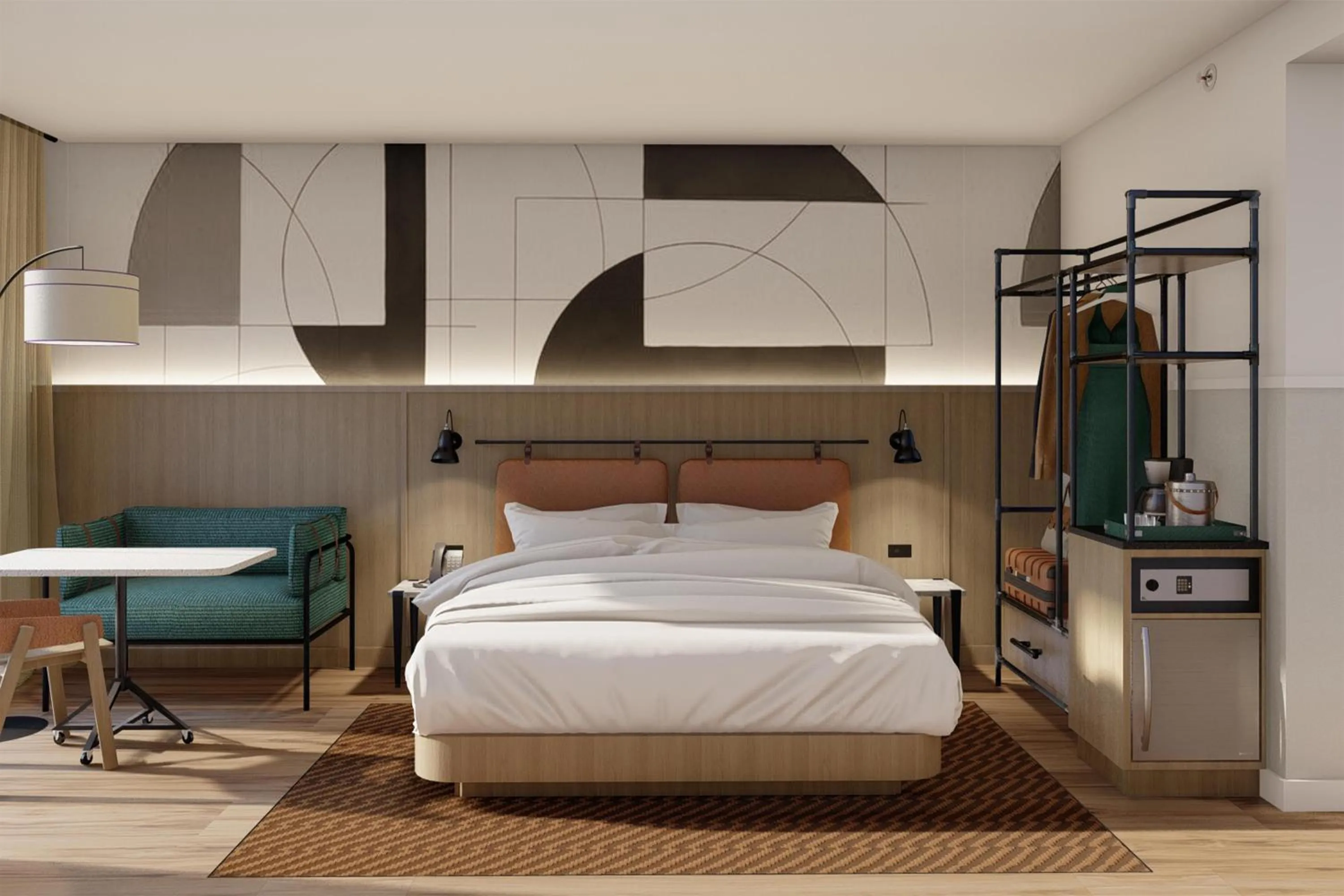 Bedroom, Bed in Caption By Hyatt Chattanooga Downtown