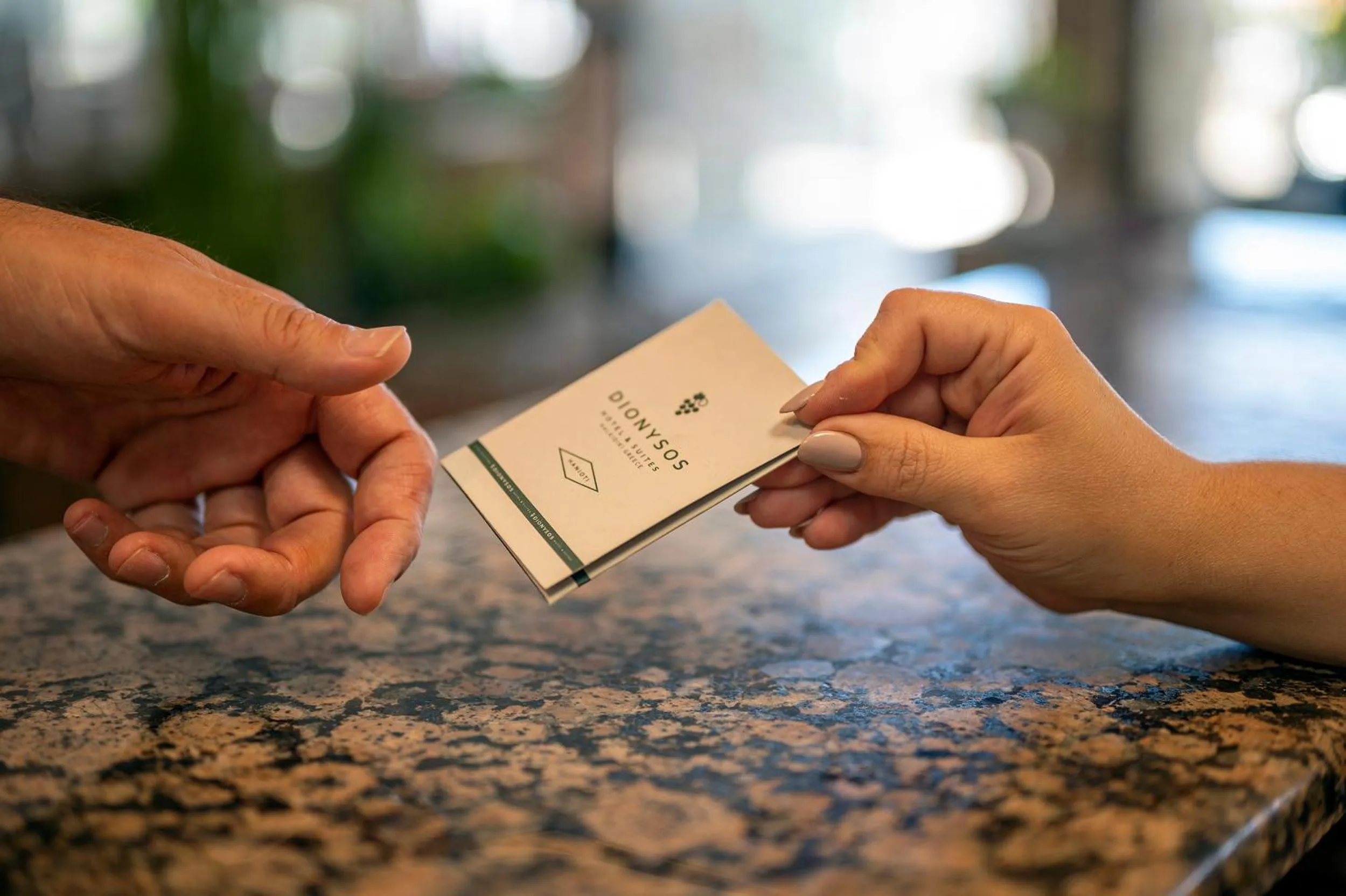 Decorative detail in Dionysos Hotel & Suites