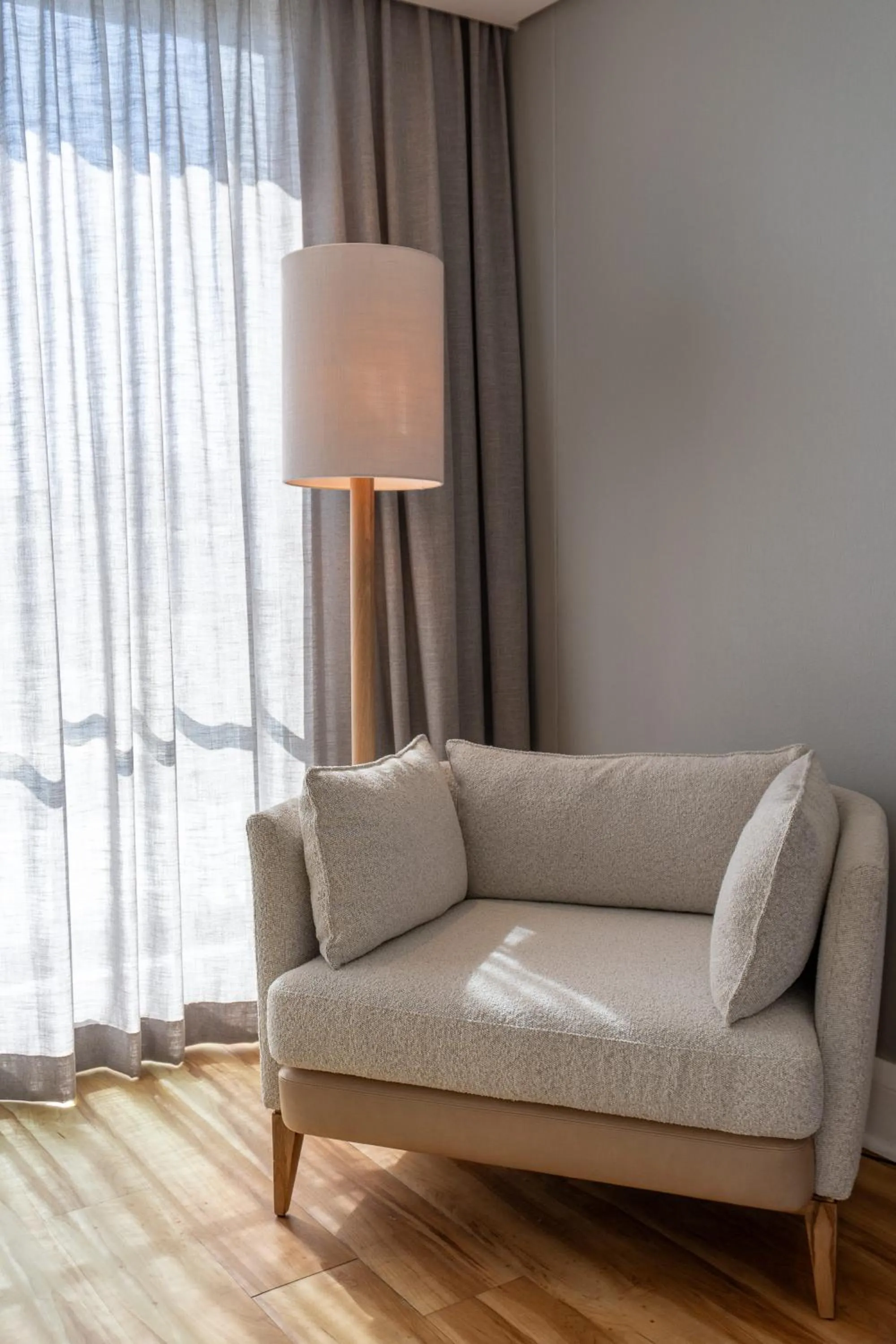 Seating area in President Hotel