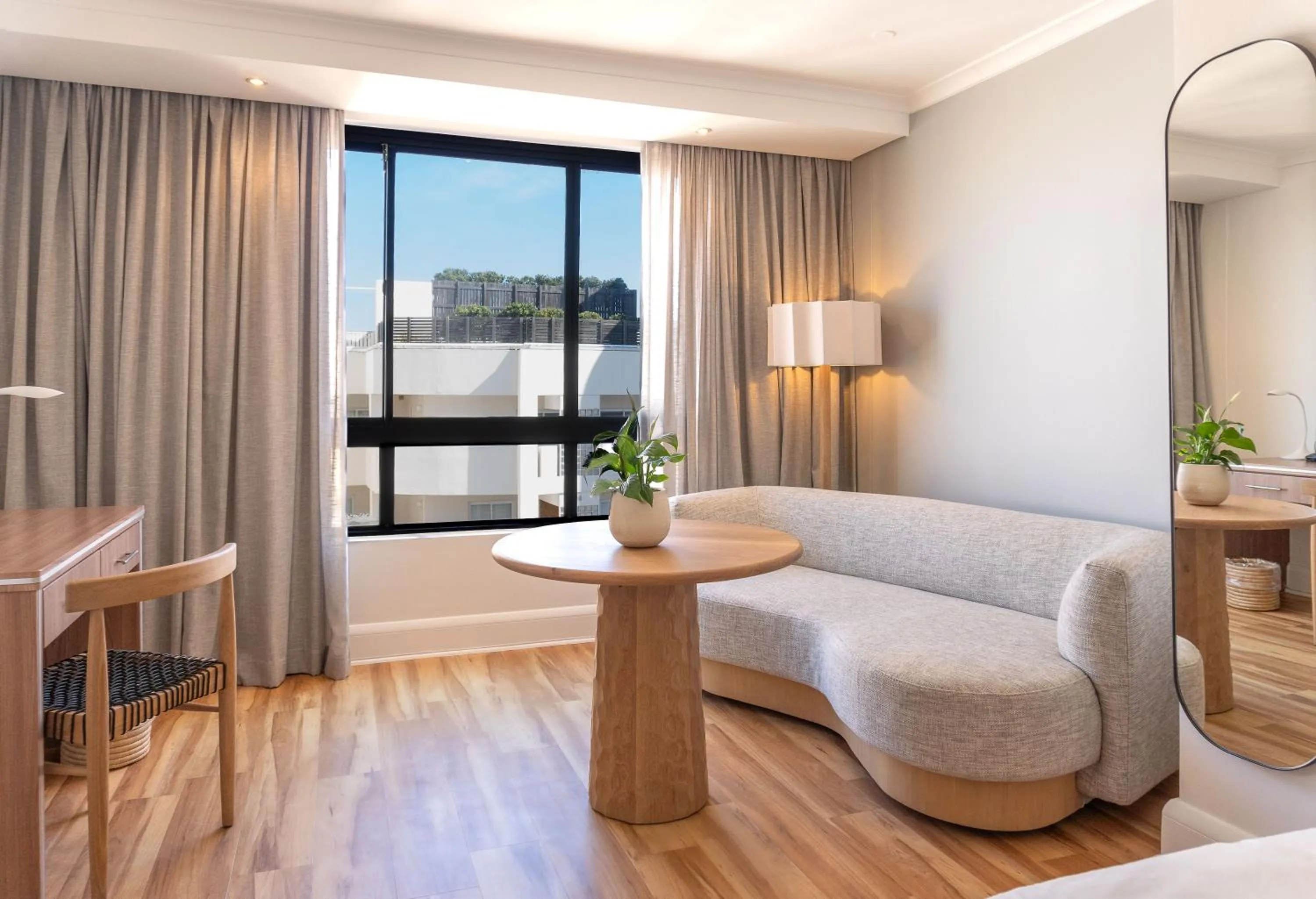 Seating area in President Hotel