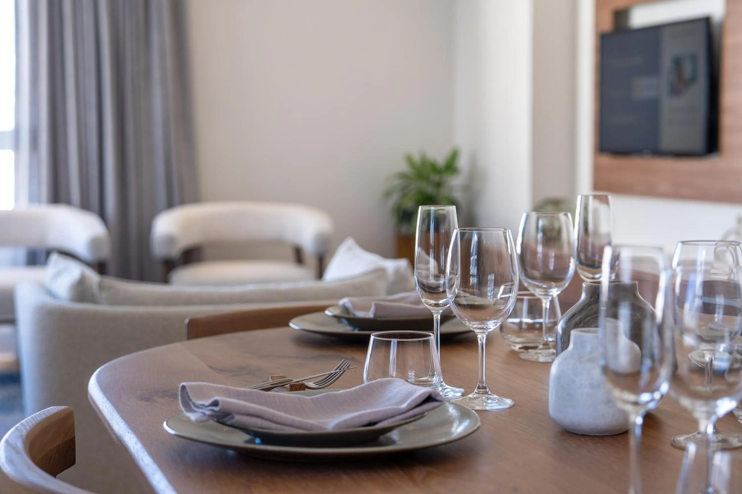Dining area in President Hotel