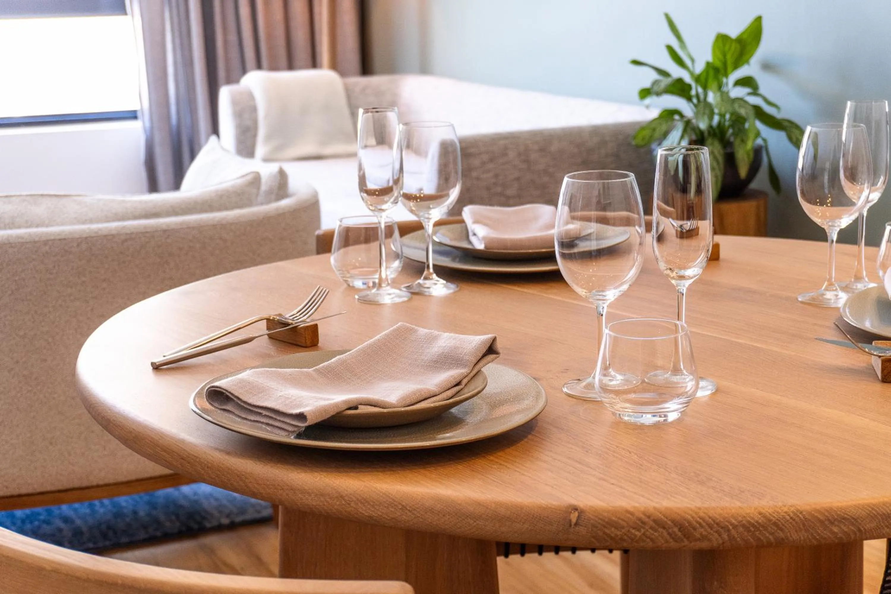 Dining area in President Hotel
