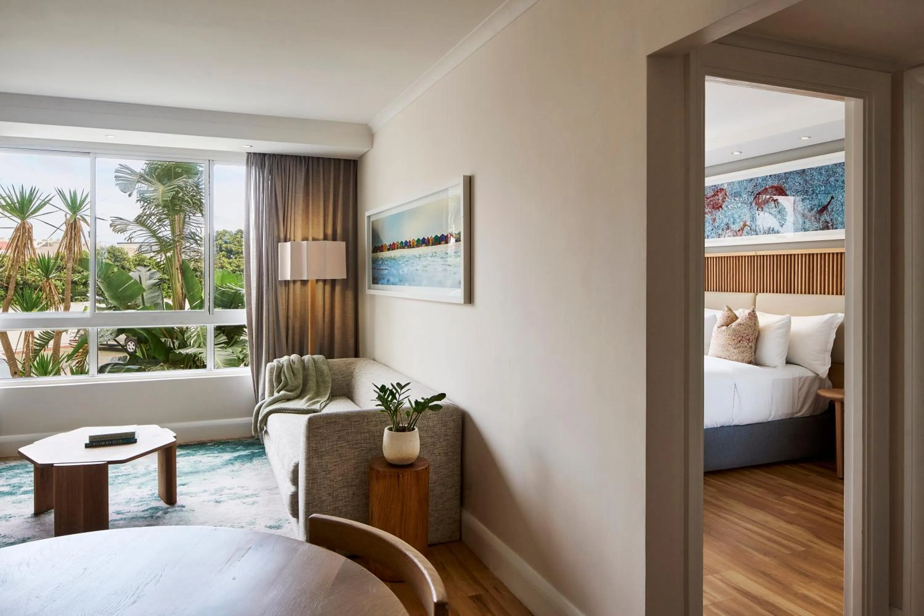 View (from property/room), Bed in President Hotel