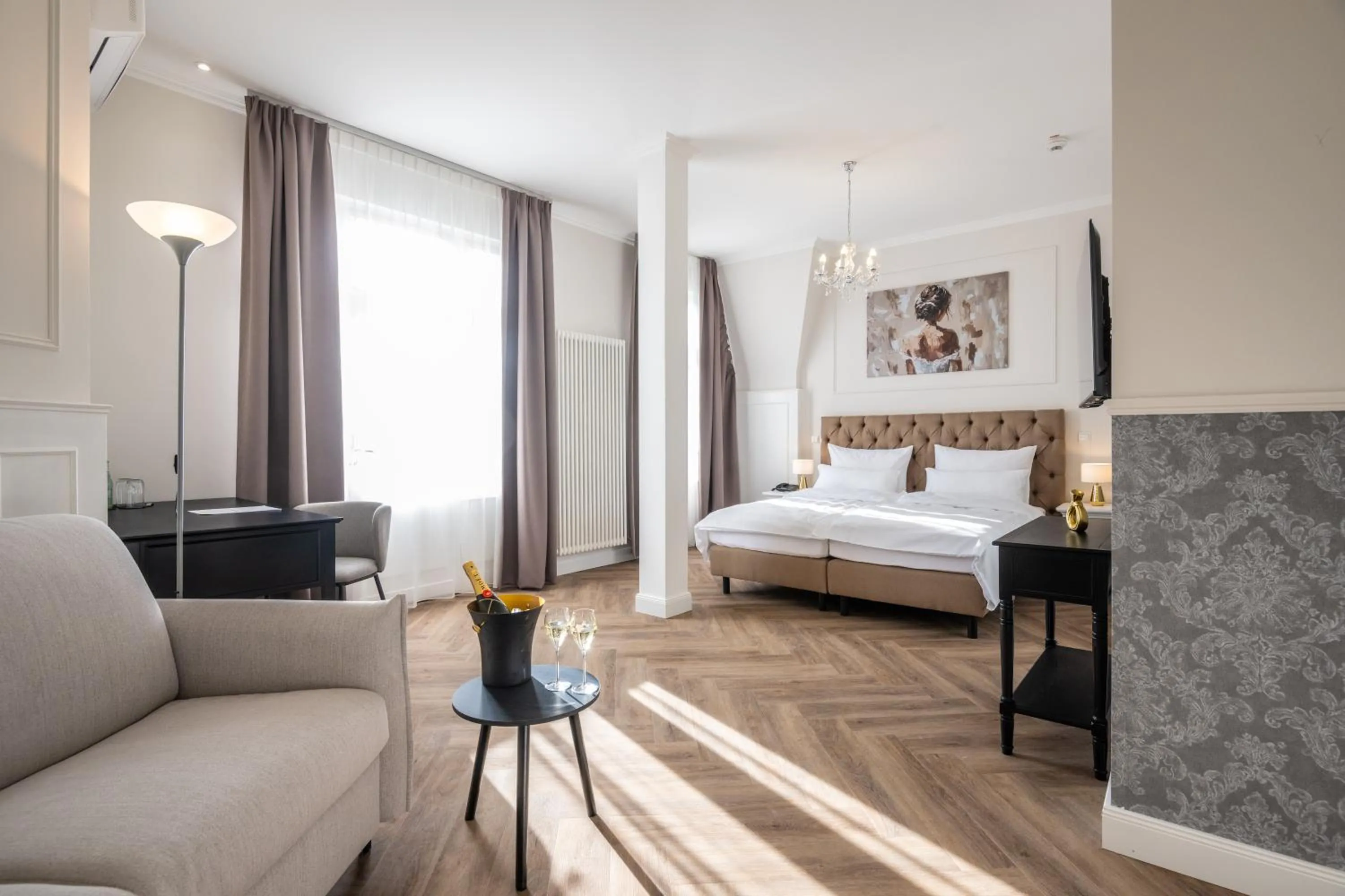 Bed in Hotel Alex an der Ahr