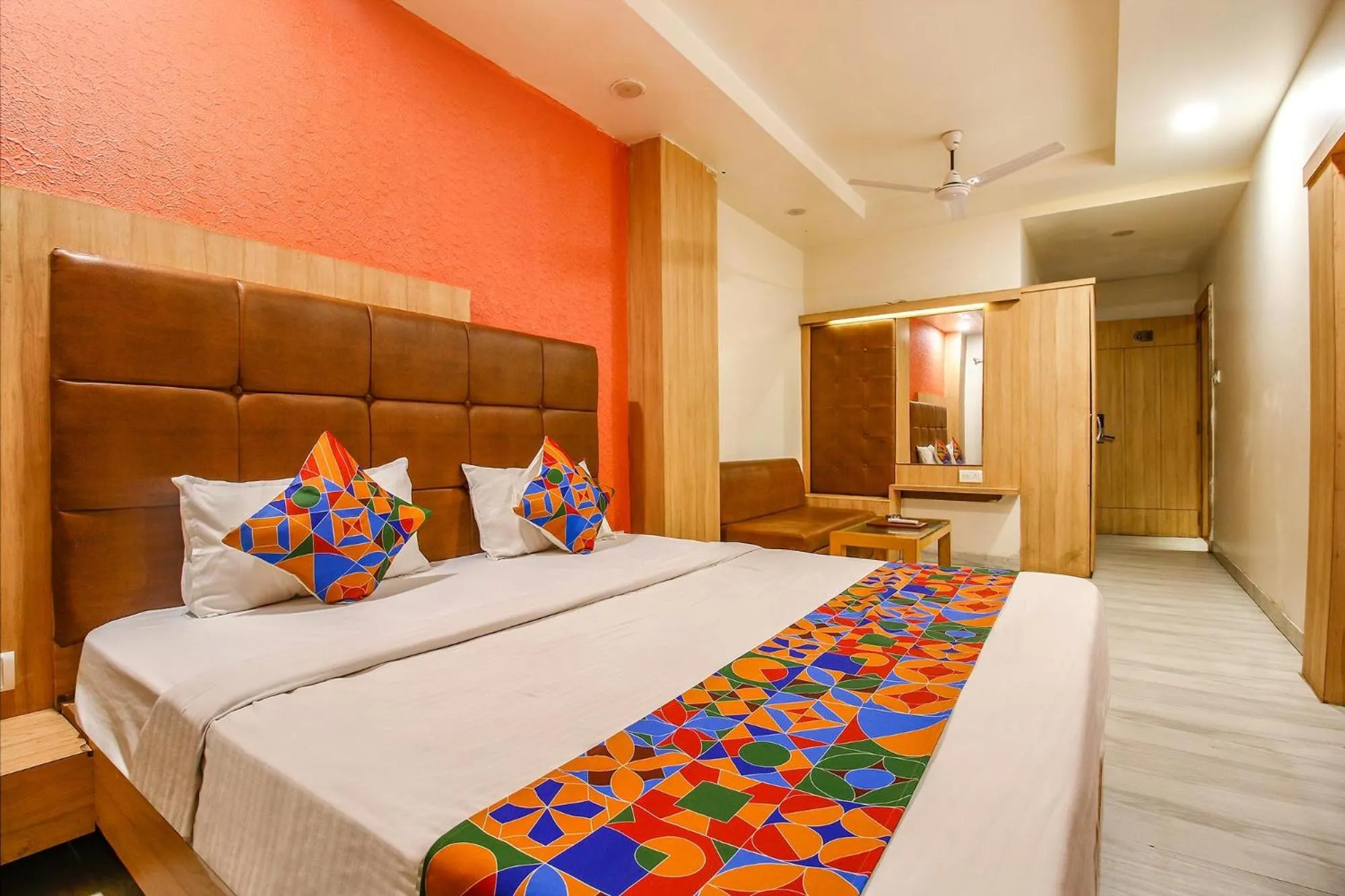 Bed in FabHotel The Oasis - Maharana Praatap Nagar