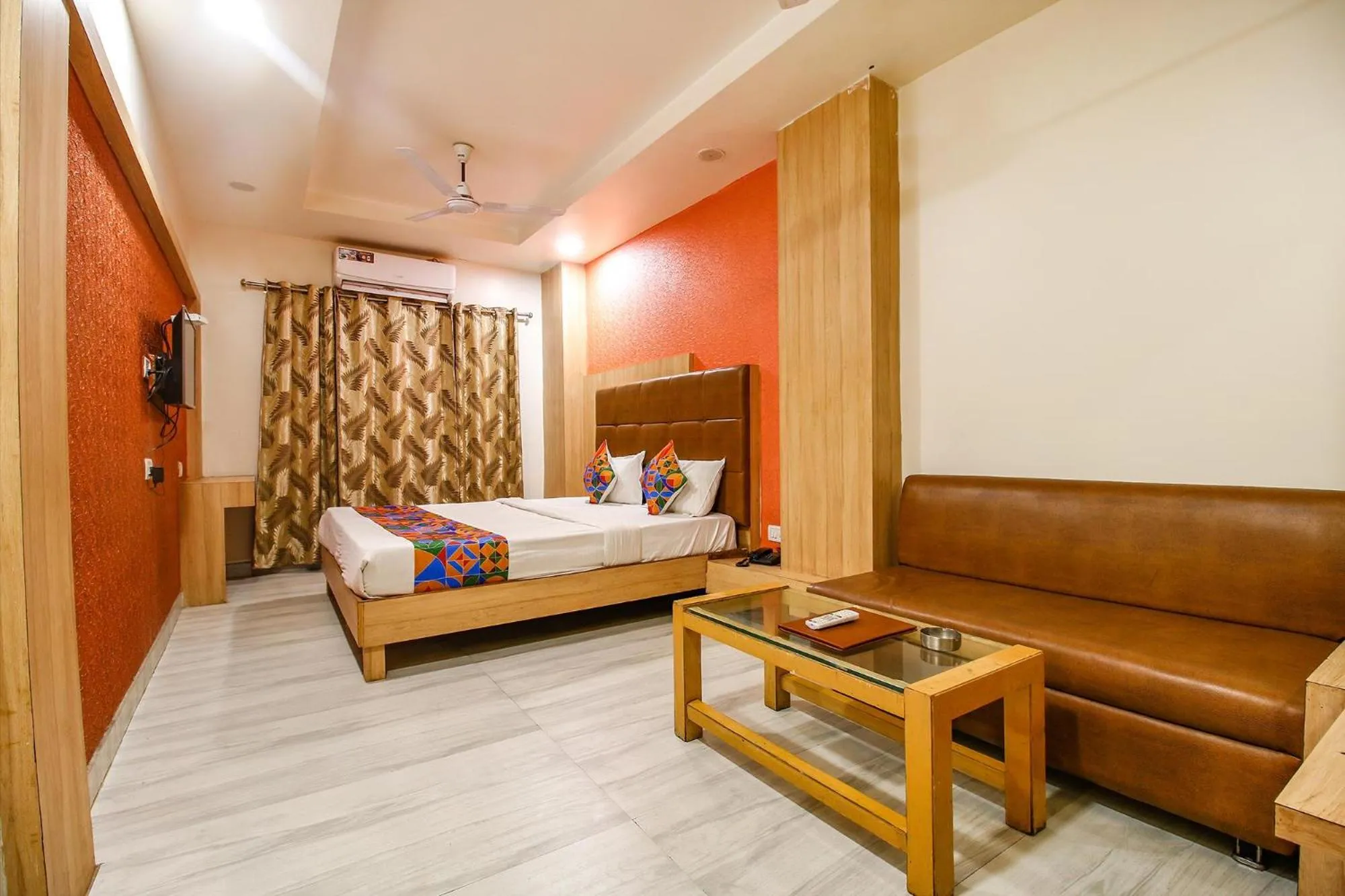 Bed in FabHotel The Oasis - Maharana Praatap Nagar