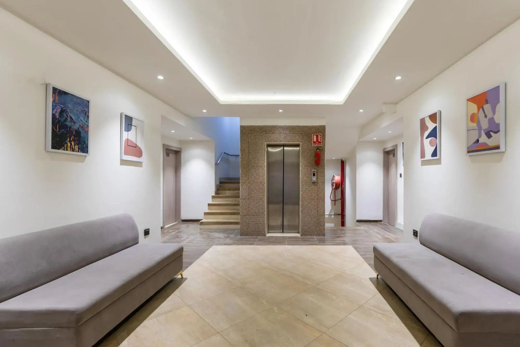 Living room in FabHotel The Oasis Living room in FabHotel The Oasis