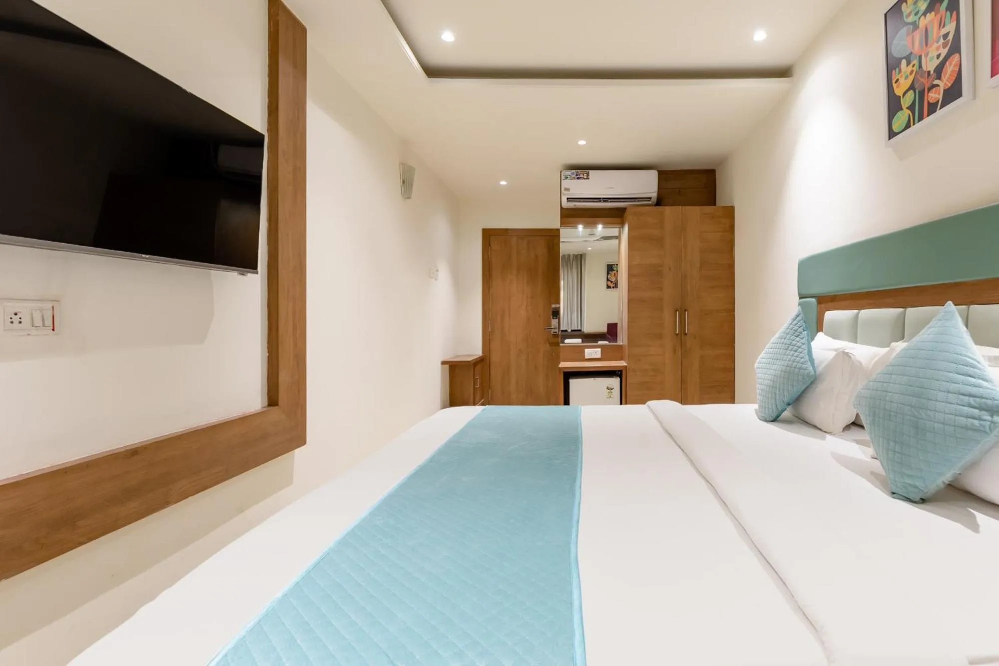 Bed in FabHotel Prime The Oasis