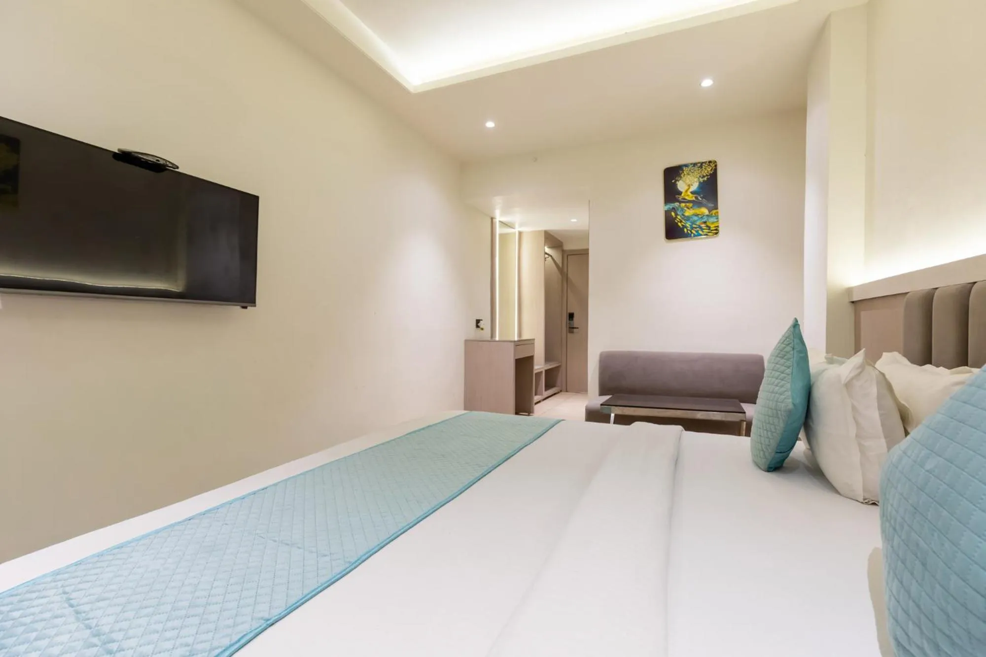 Bed in FabHotel Prime The Oasis