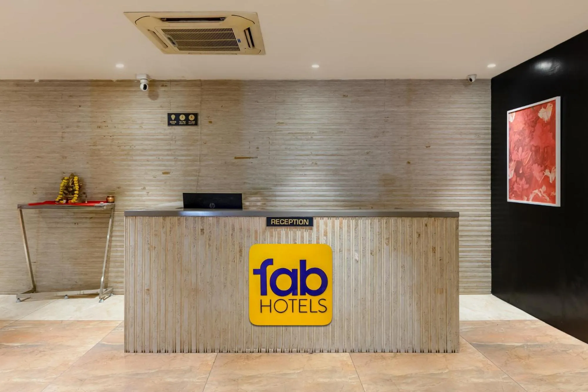 Lobby or reception in FabHotel Prime The Oasis