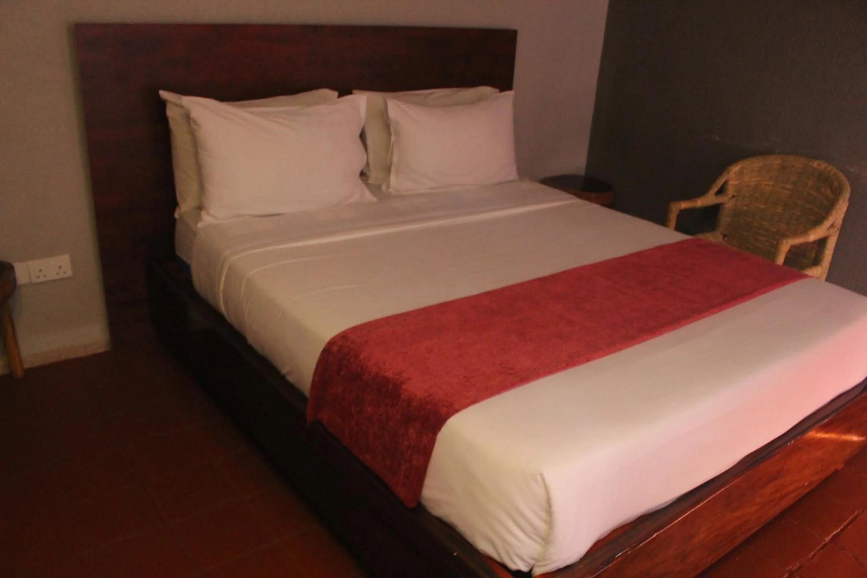 Bed in Montane Safaris Hotel, Entebbe