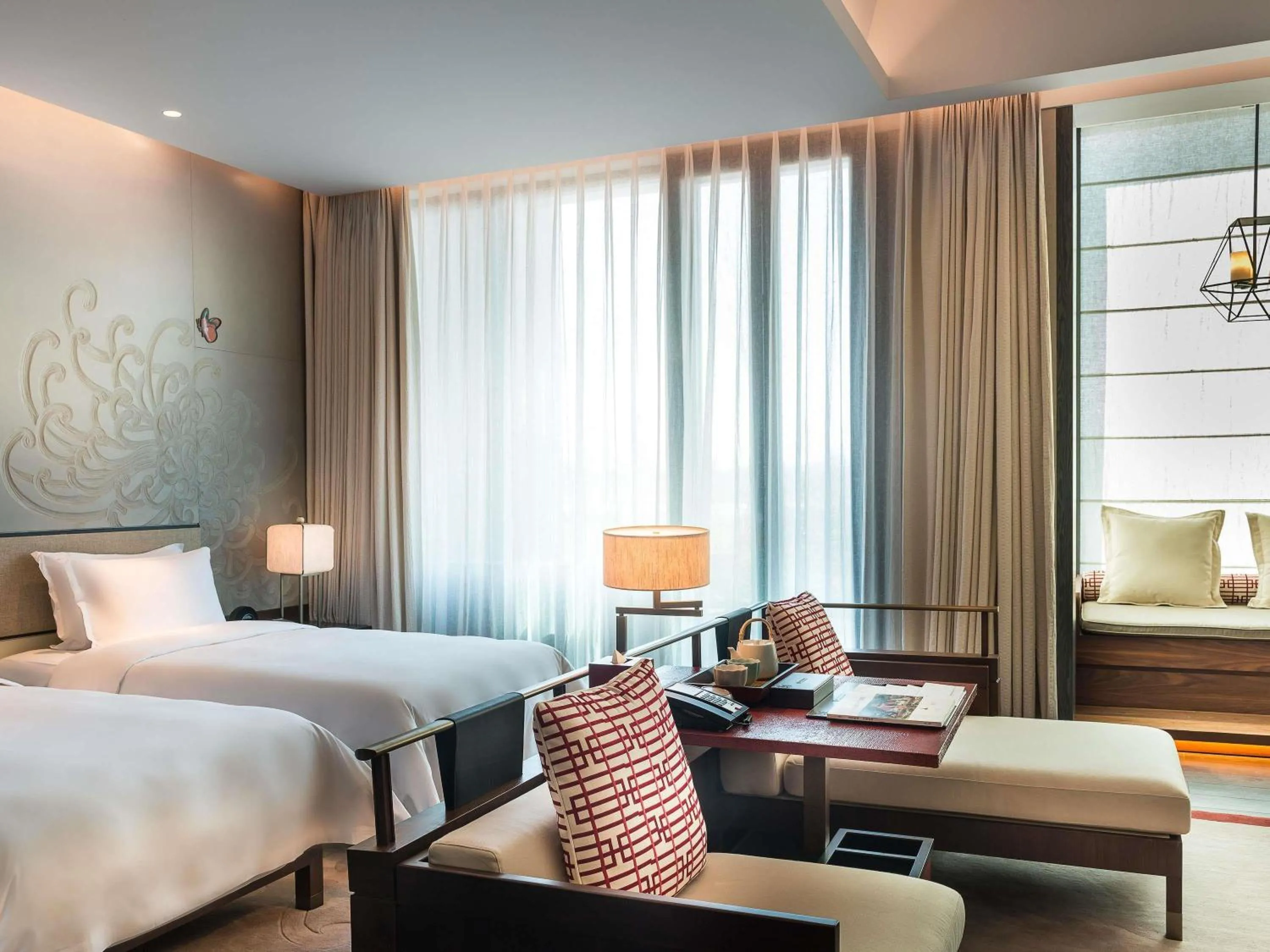 Bedroom, Bed in Pullman Kaifeng Jianye