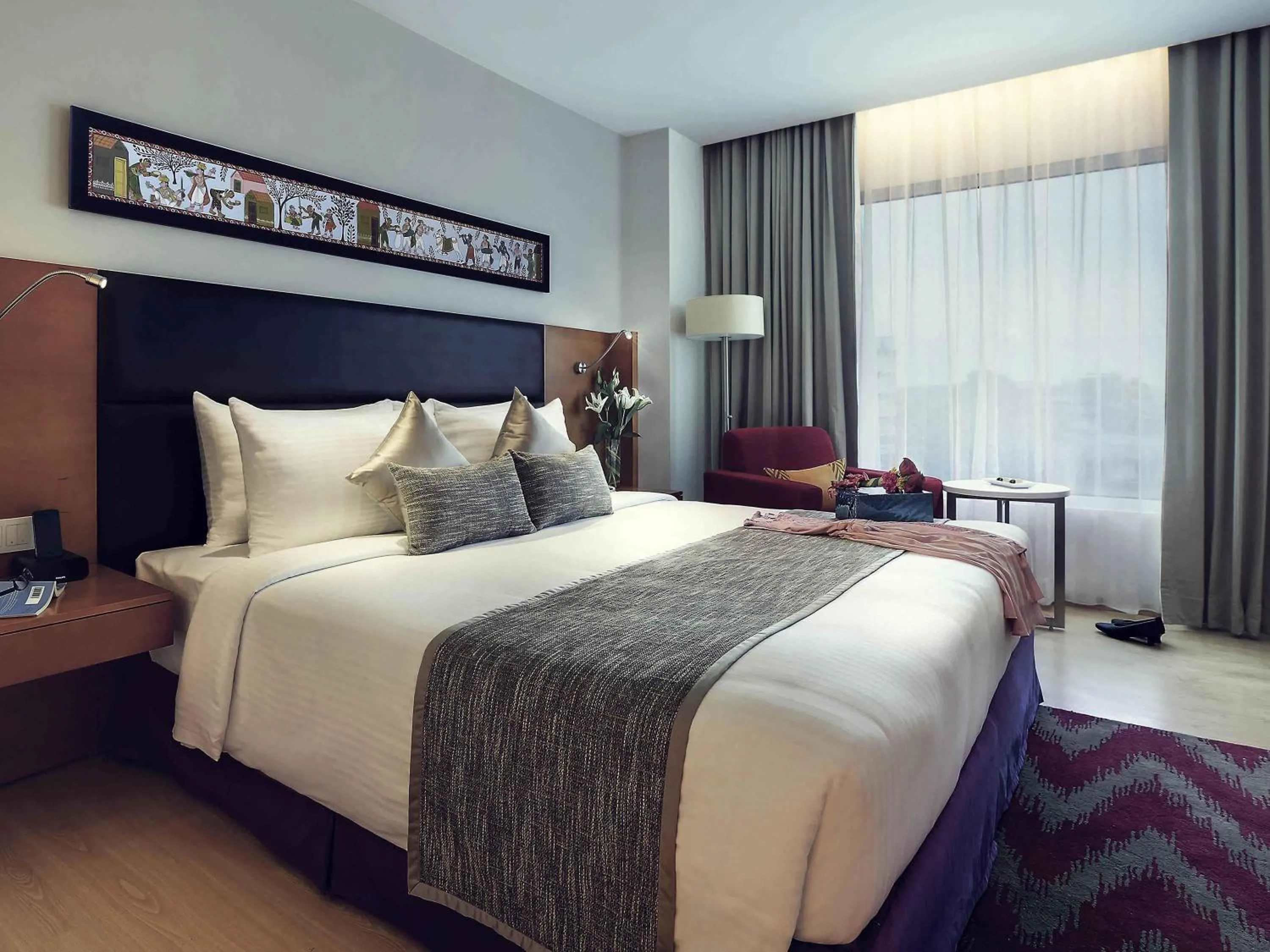 Bedroom, Bed in Mercure Hyderabad KCP Banjara Hills, An Accor Hotel