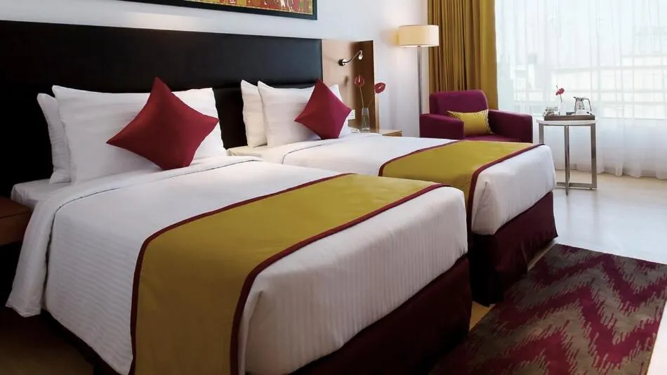 Bed in Mercure Hyderabad KCP Banjara Hills, An Accor Hotel