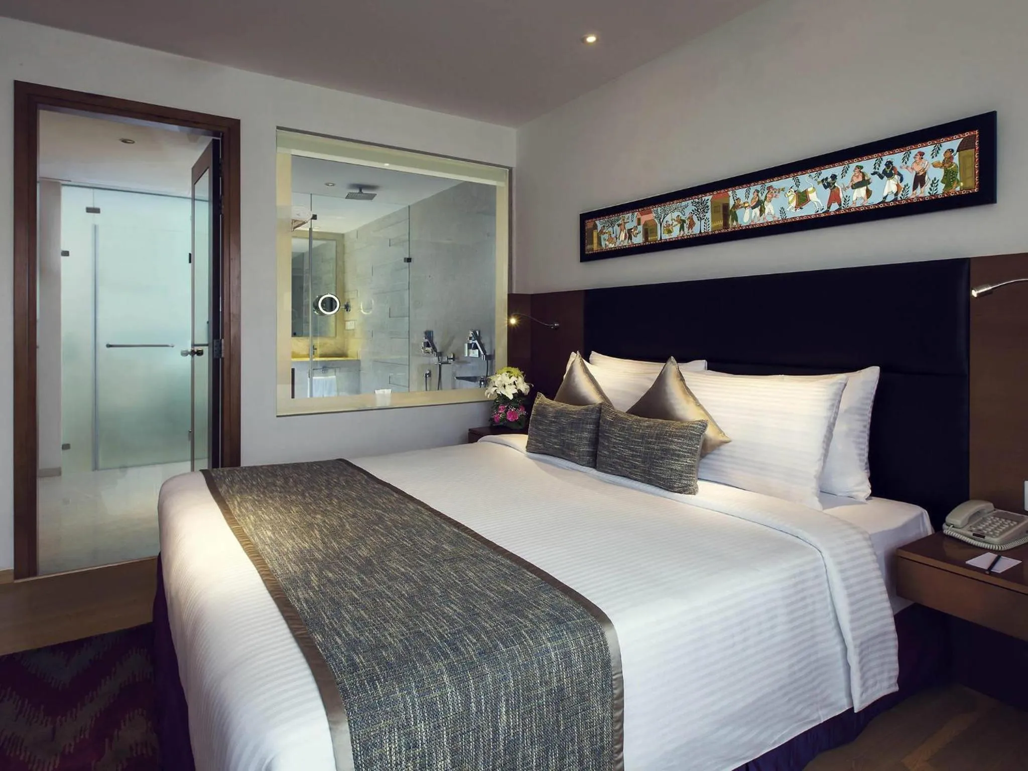 Bedroom, Bed in Mercure Hyderabad KCP Banjara Hills, An Accor Hotel