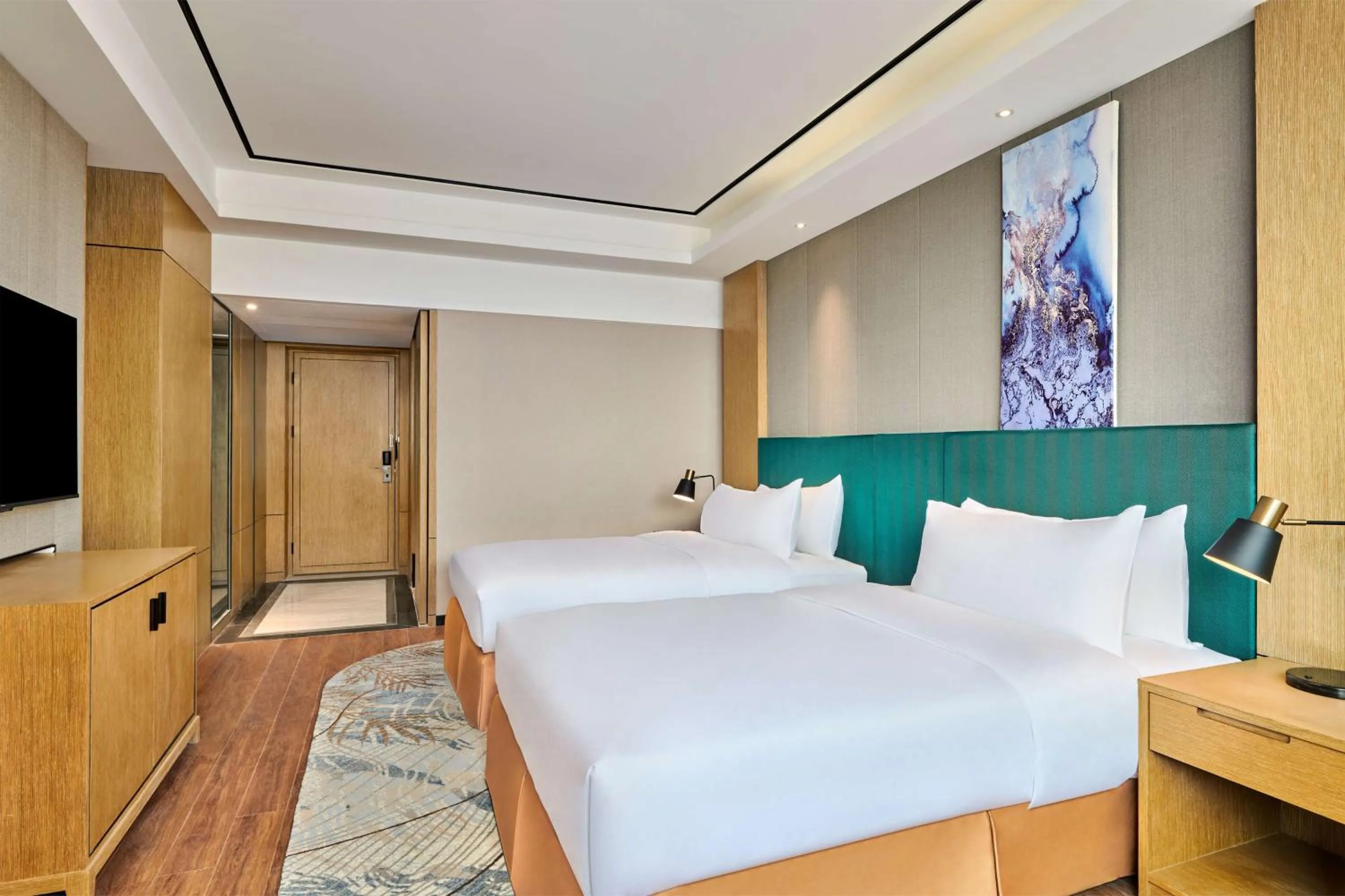 Bed in Hilton Garden Inn Wuhan Hankou