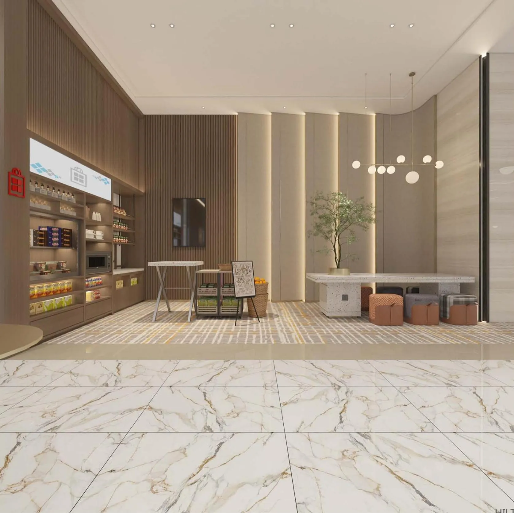 Lobby or reception in Hilton Garden Inn Wuhan Hankou