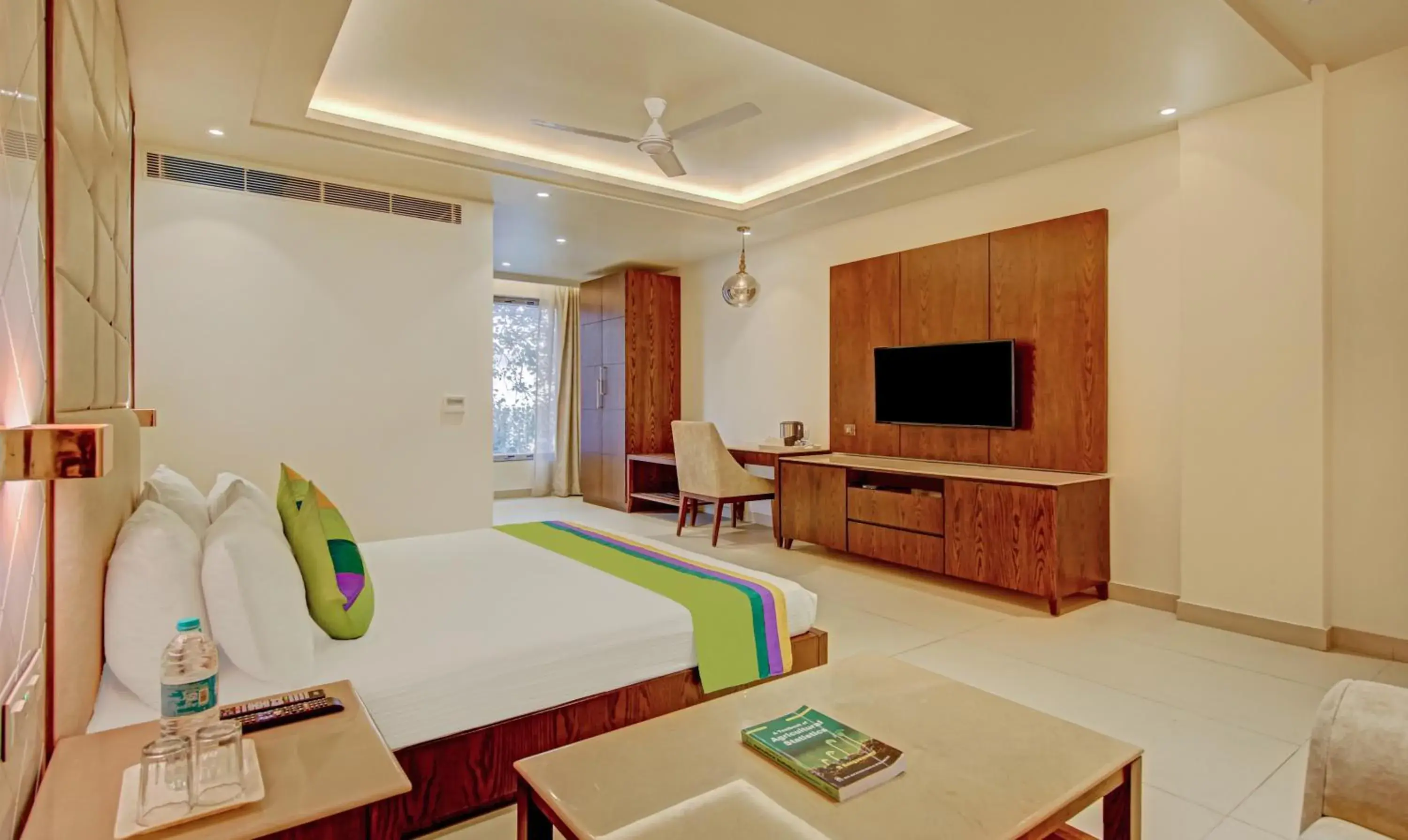 Bedroom, Bed in Treebo Premium Relax Inn Patel Nagar Bedroom, Bed in Treebo Premium Relax Inn Patel Nagar
